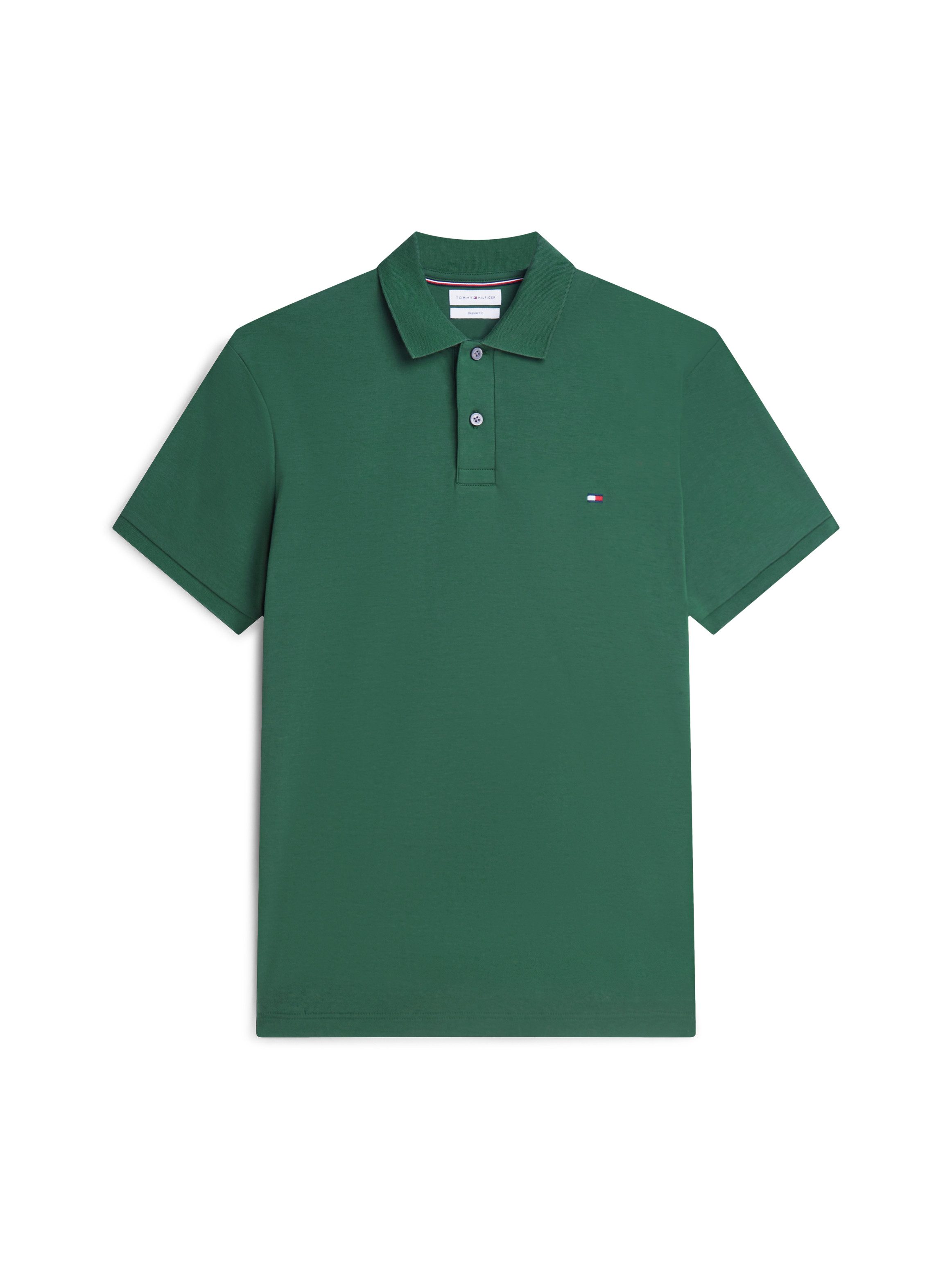 Tommy Hilfiger Poloshirt LIQUID COTTON REGULAR SEASONAL mit Logostickerei – Bild 5 von 5