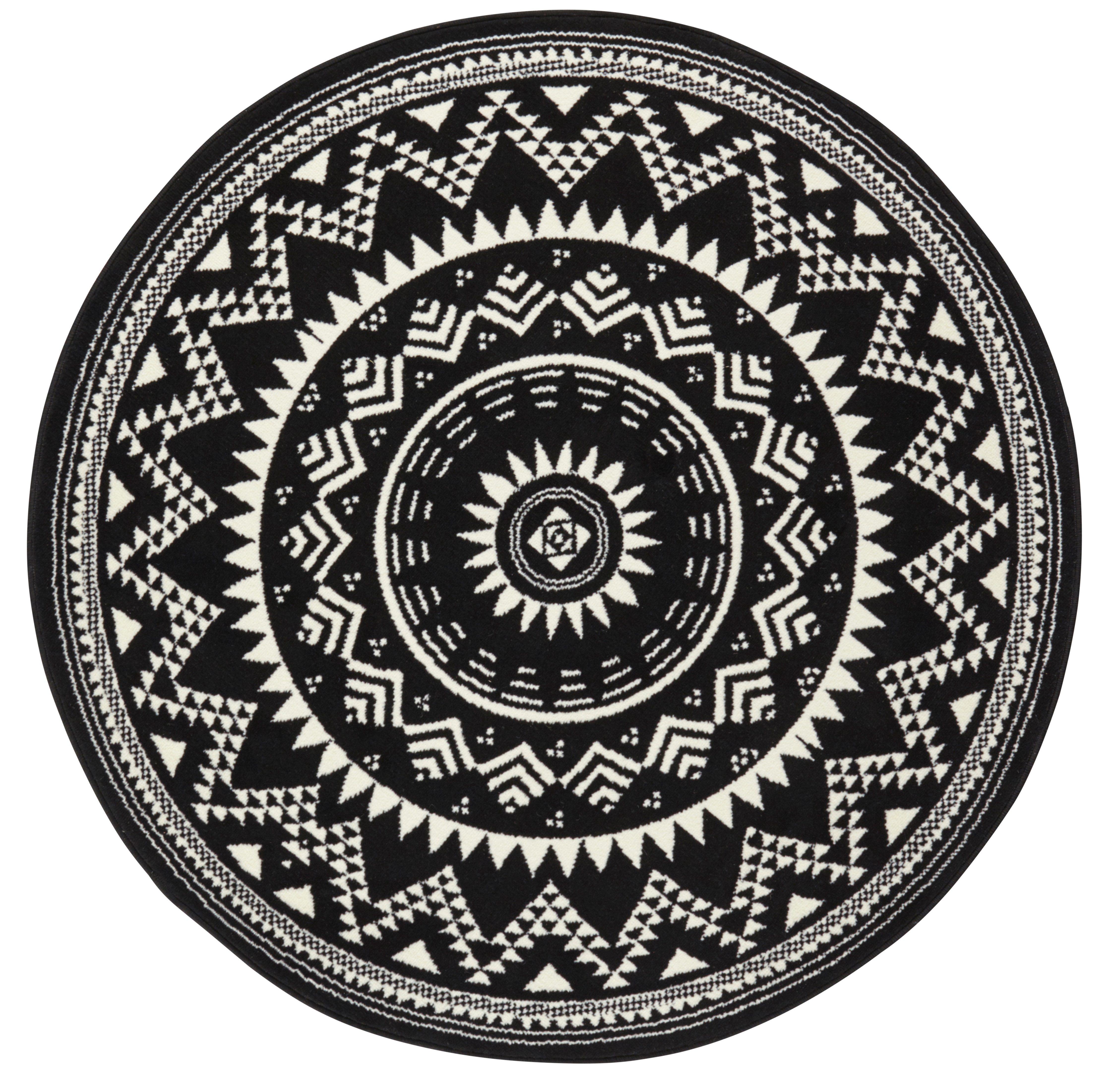 HANSE Home Teppich Valencia, rund, Höhe: 9 mm, Kurzflor, Modern, Vintage, M günstig online kaufen