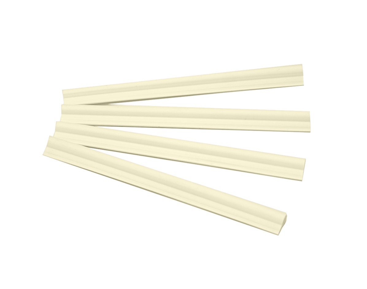 HaGa Sichtschutzstreifen 10 Stück Klemmschienen in beige, (10-St)