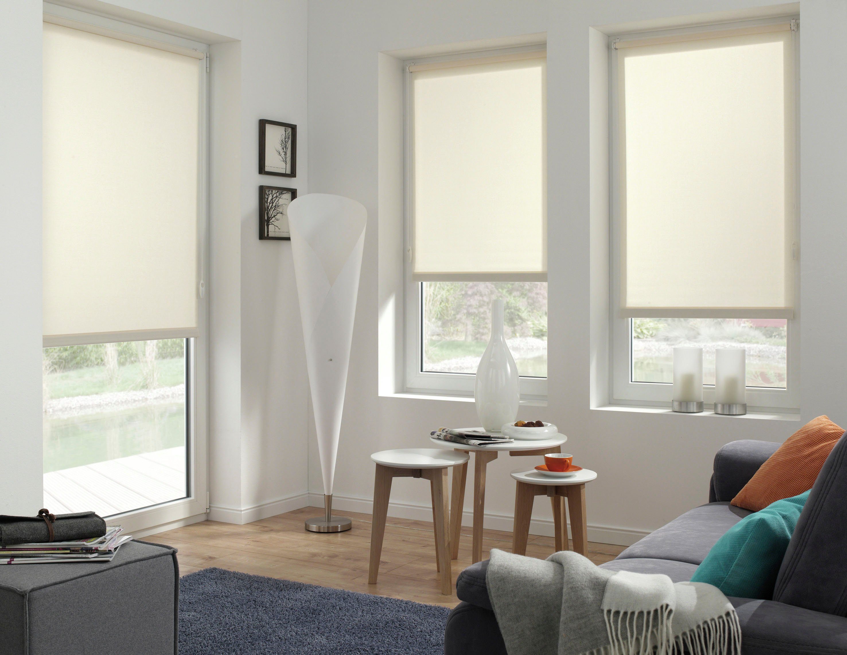 Seitenzugrollo EASYFIX Rollo Uni, GARDINIA, Lichtschutz, günstig online kaufen