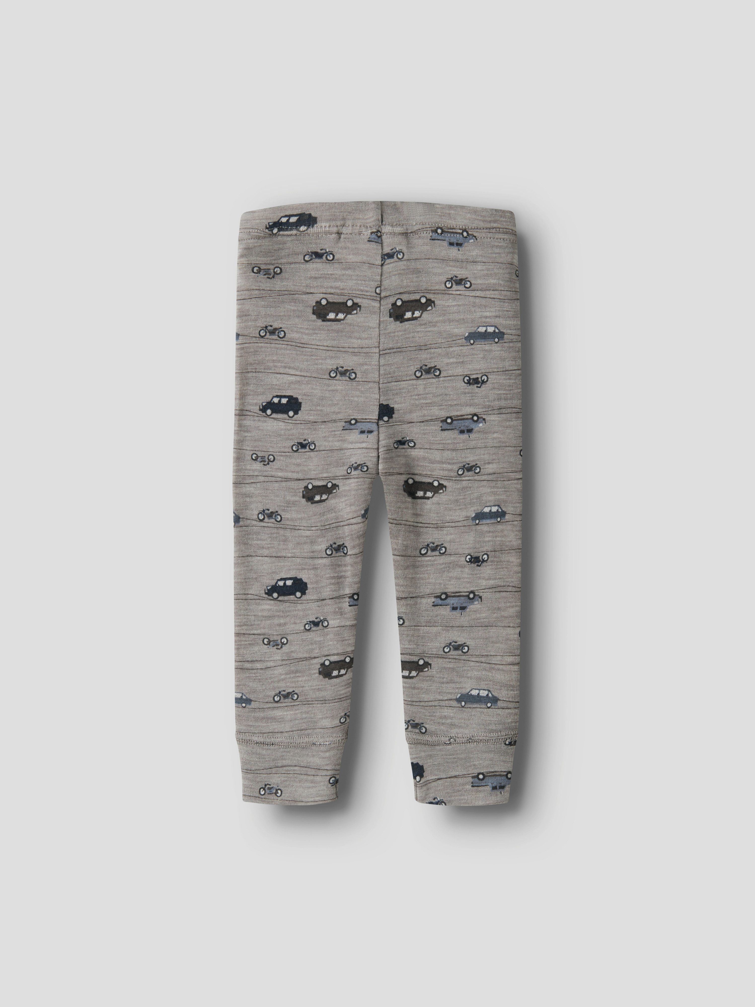 Name It Leggings NBMWANG WOOL RIB LONGJOHN AOP NOOS aus reiner Merinowolle, weich und wärmend