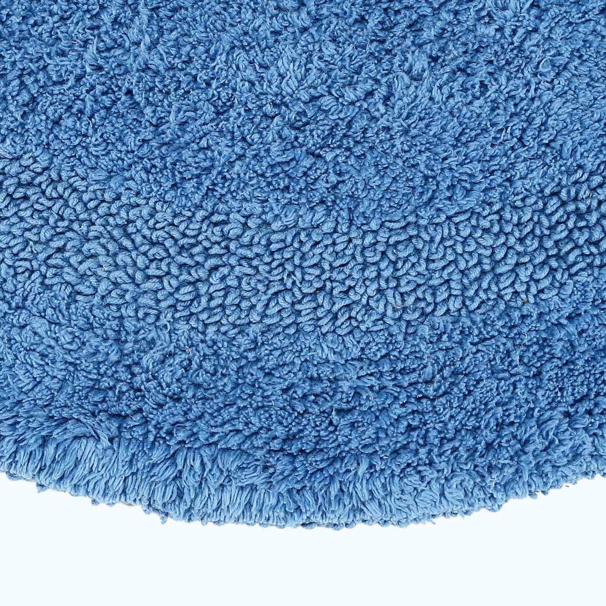 Homescapes Badematte Runde Battematte blau 80 günstig online kaufen