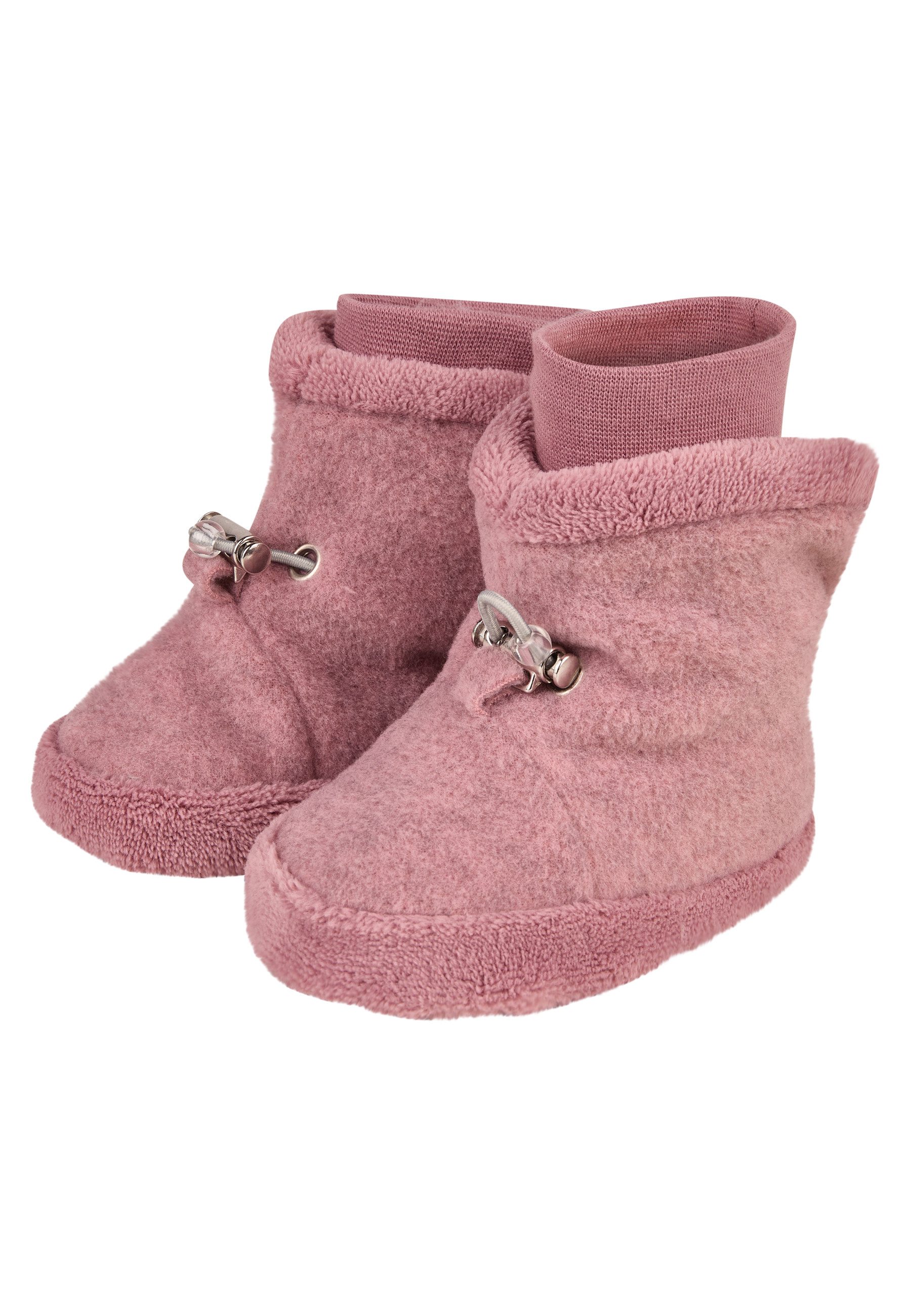 Sterntaler® Baby Stiefel uni Outdoorschuh (1-tlg) Microfleece Baby-Stiefel, Teddy-Futter, Kordelstopper, rutschfest