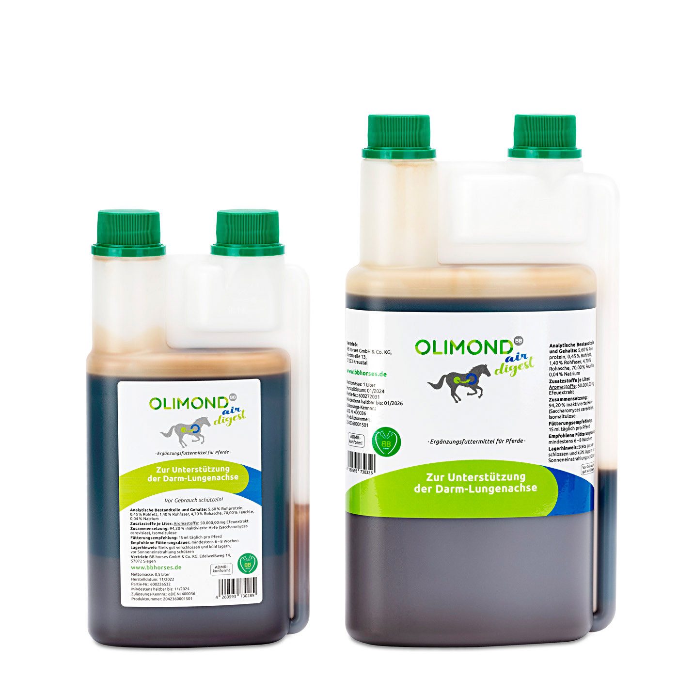 Tierpräparate Olimond BB airdigest Flasche 500 ml