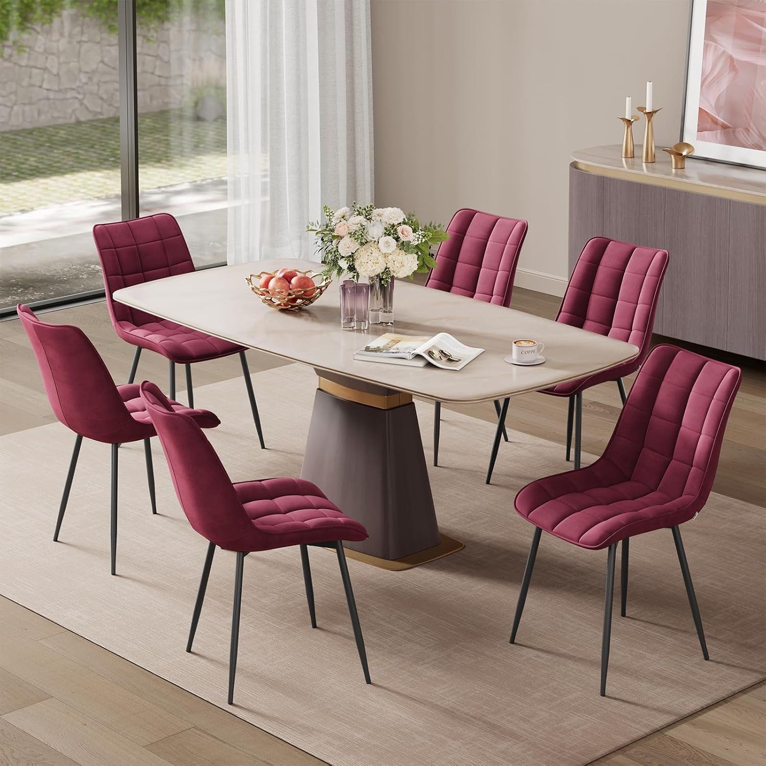 Woltu Esszimmerstuhl (2er-Set), Sessel mit Rückenlehne, günstig online kaufen