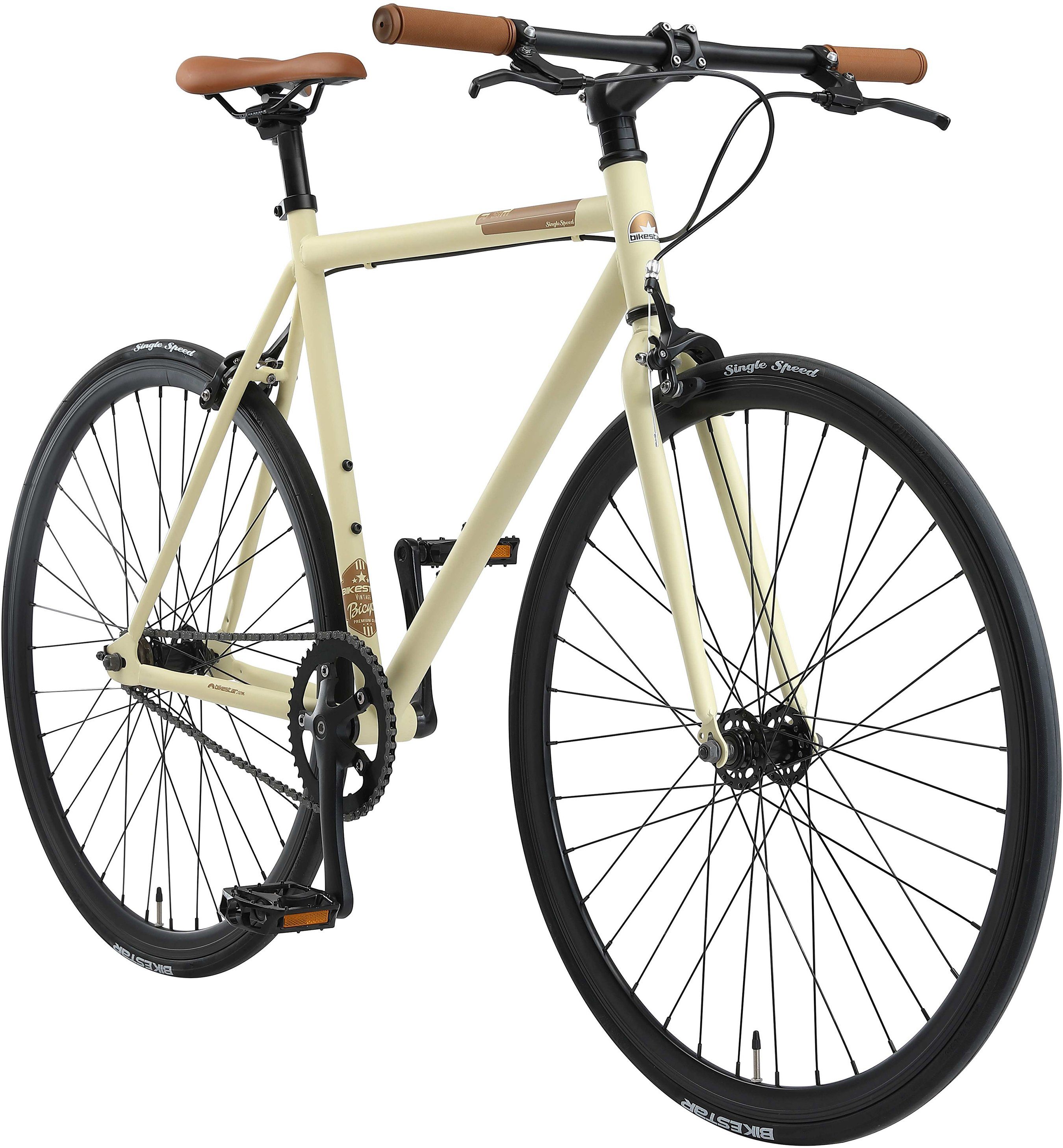 Bikestar Singlespeed, 1-speed Shimano, for women and men