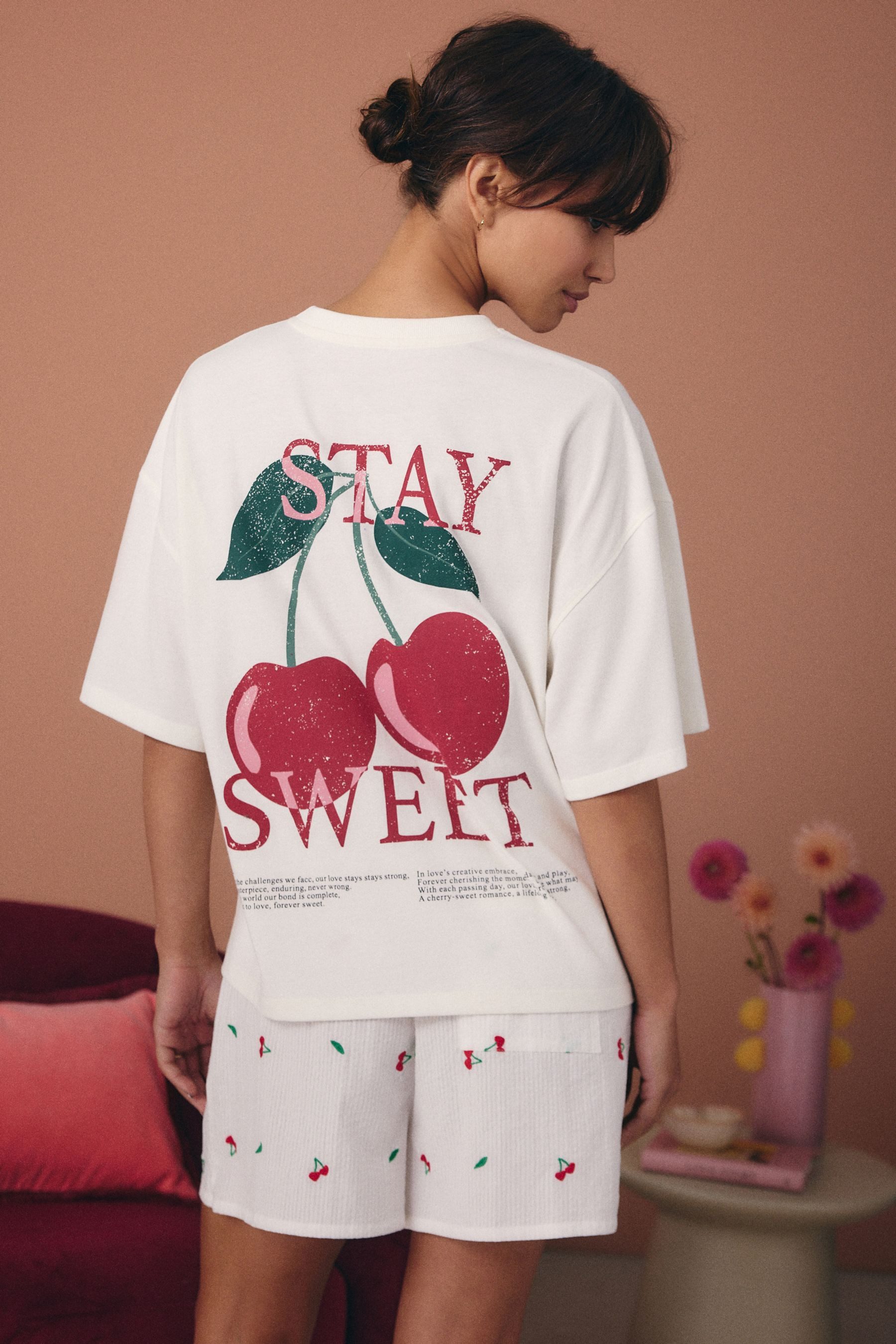 Next Pyjama Strukturierter Schlafanzug mit Shorts, günstig online kaufen