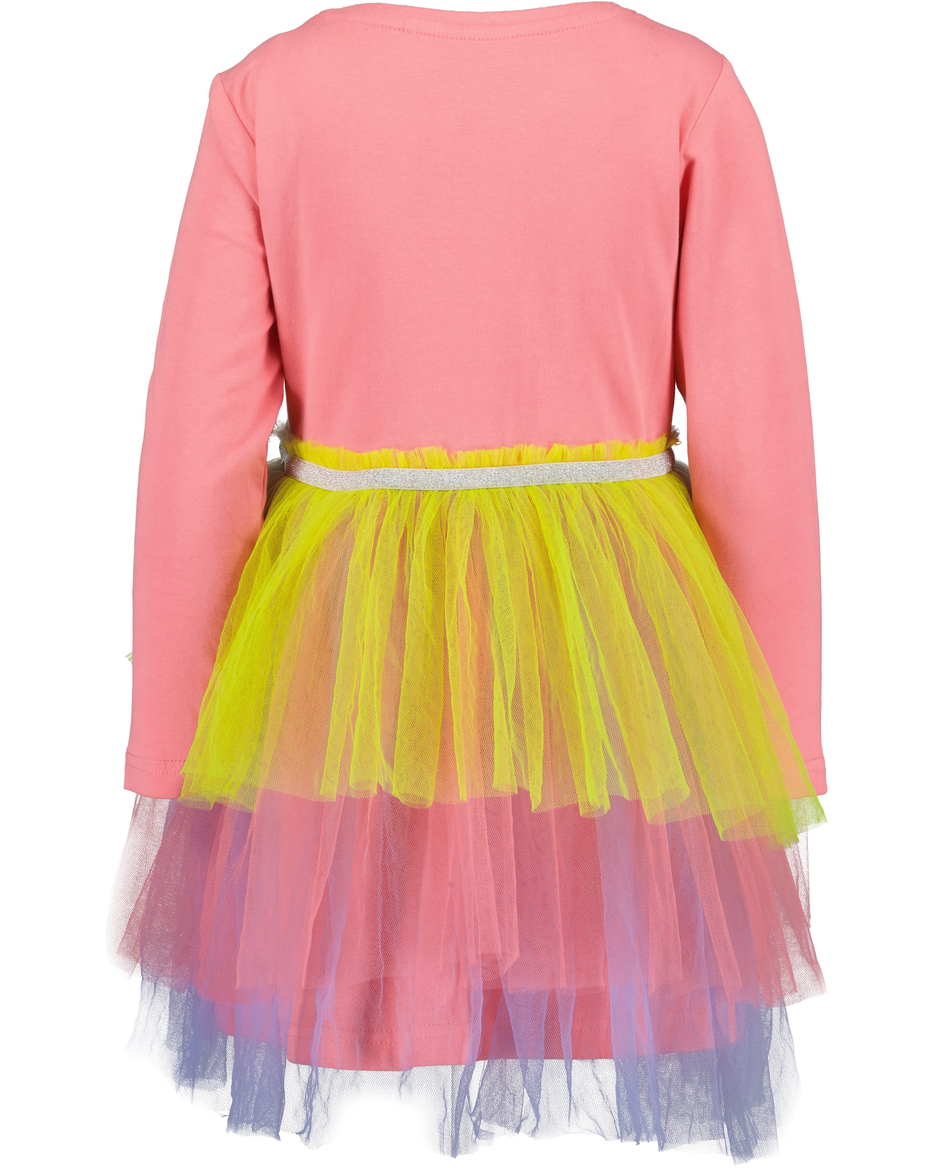 Blue Seven Jerseykleid mit Tüllvolants und Einhorn-Motiv