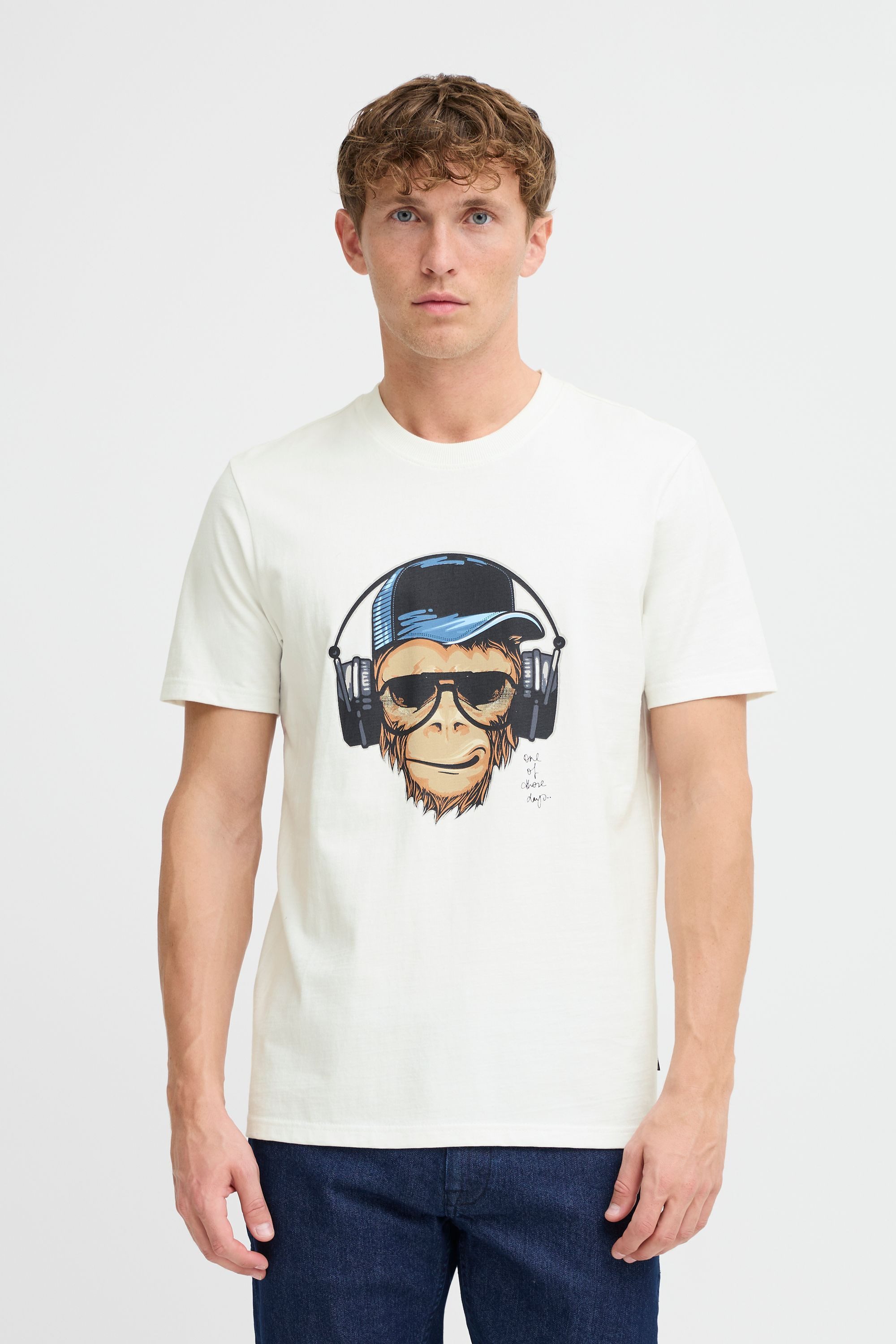 Blend Rundhalsshirt BHJavor Lässiges T-Shirt mit Print
