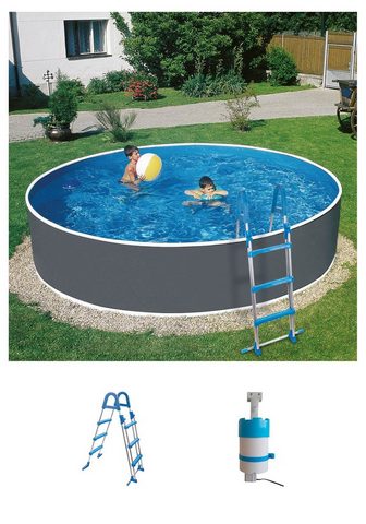 MYPOOL Комплект: бассейн круглый »Stand...