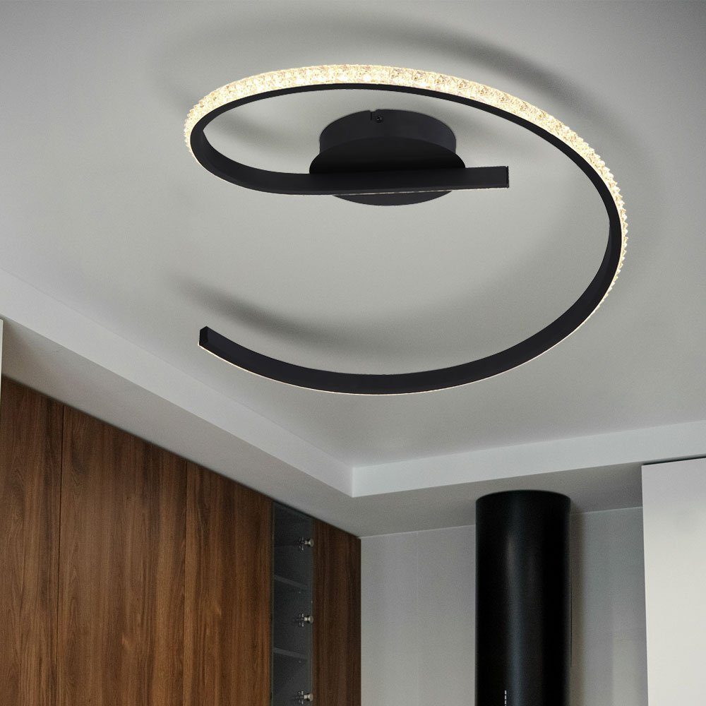 GLOBO LIGHTING LED Deckenleuchte, LED-Leuchtmittel fest verbaut, Warmweiß, Deckenleuchte Deckenlampe Wohnzimmerleuchte