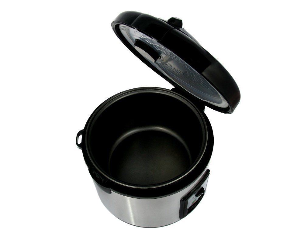 Adler Reiskocher Adler AD 6406 Reiskocher (Dampfgarer) 1,5 L Edelstahl / schwarz – Bild 4 von 5