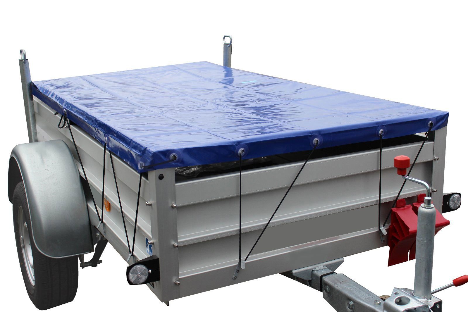 TRUTZHOLM Autoplane Anhänger Flachplane 2075x1140x50 mm Gewebeplane mit Gummiseil (Produkt, 1-St)