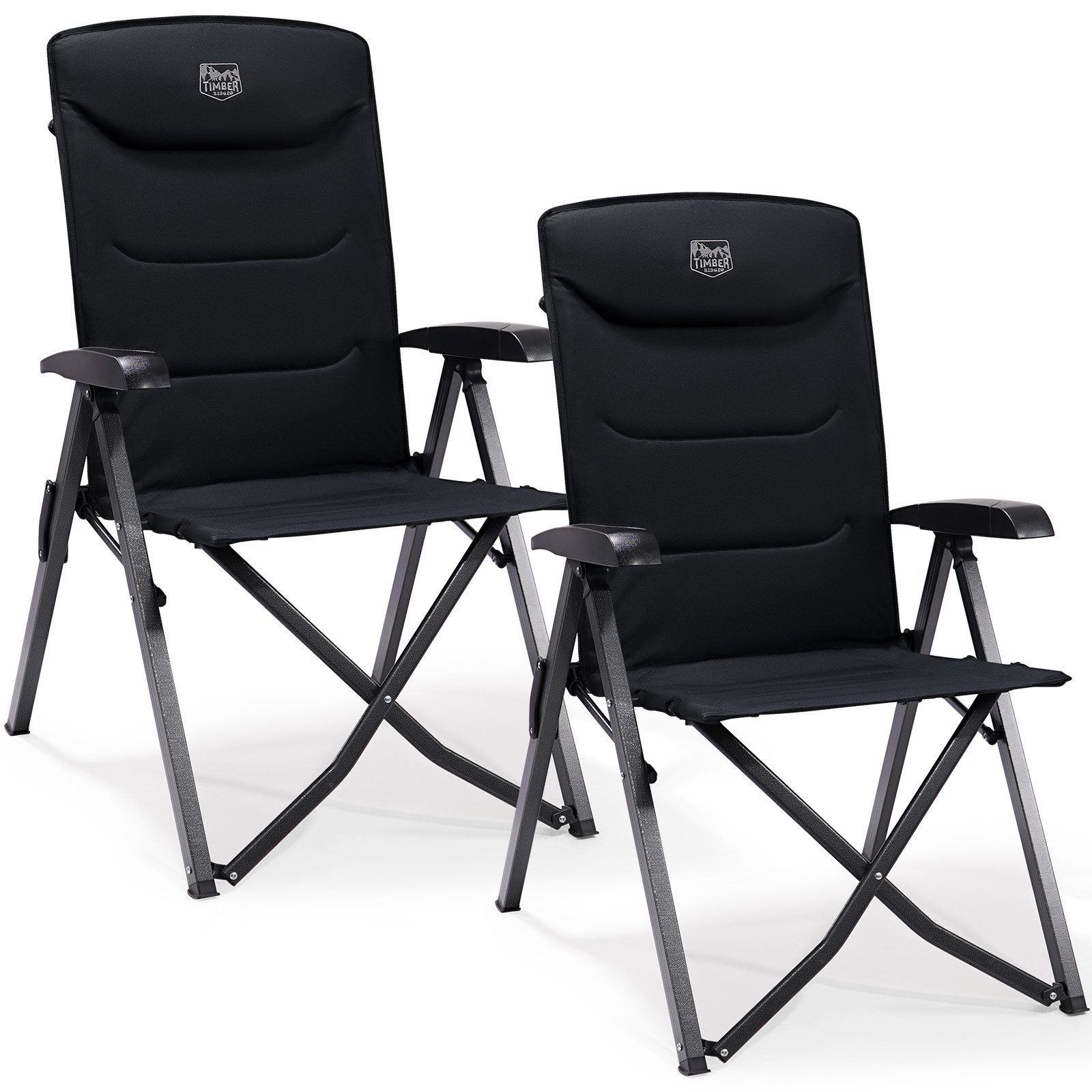 TIMBER RIDGE Campingstuhl Klappstuhl, faltbarer Stuhl mit hoher Lehne und P günstig online kaufen