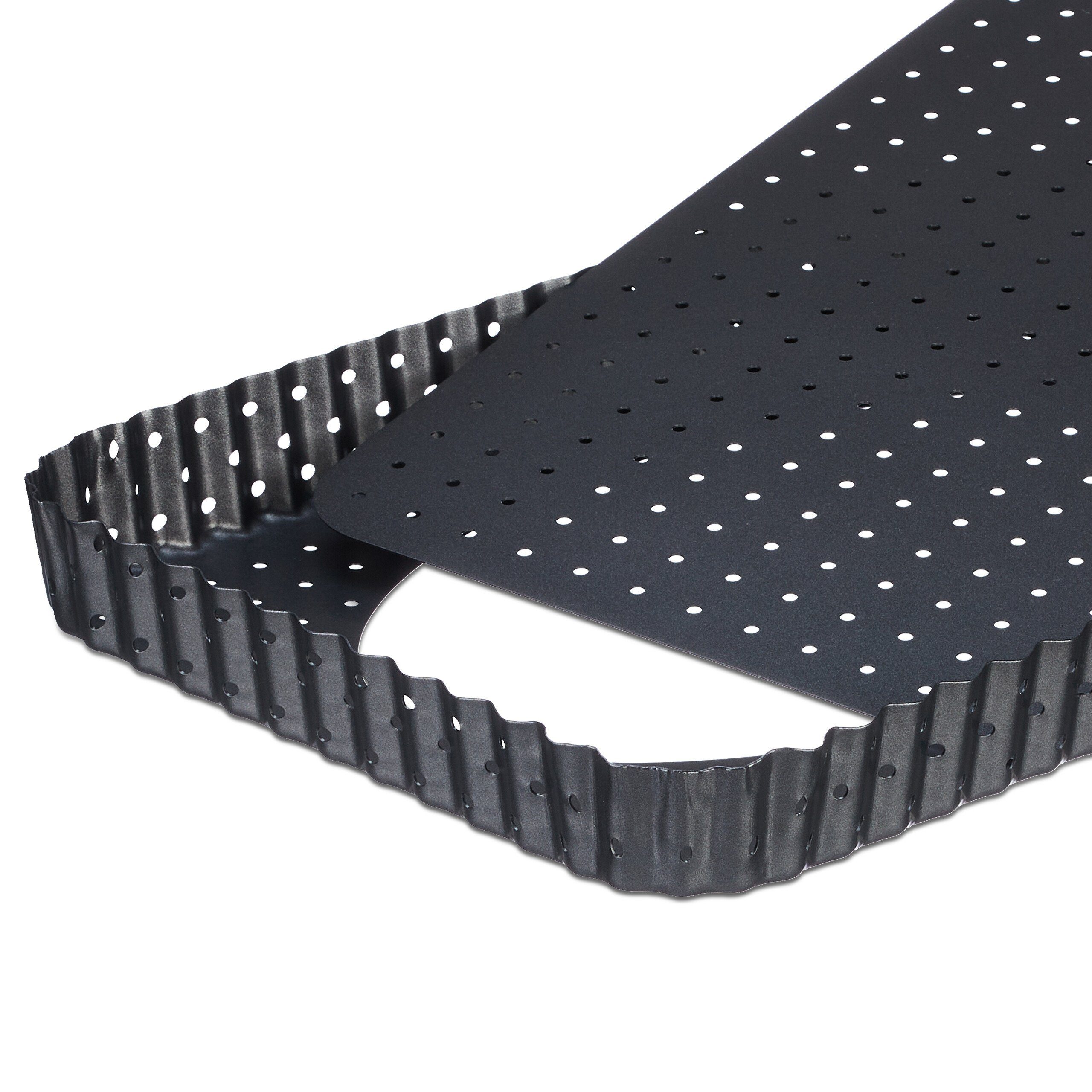 relaxdays Tarteform 2er Set mit Löch