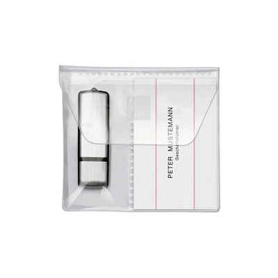 TimeTEX Aufbewahrungstasche USB-Stick-Tasche mit Klappe, selbstklebend, 2 Stück (1-tlg)