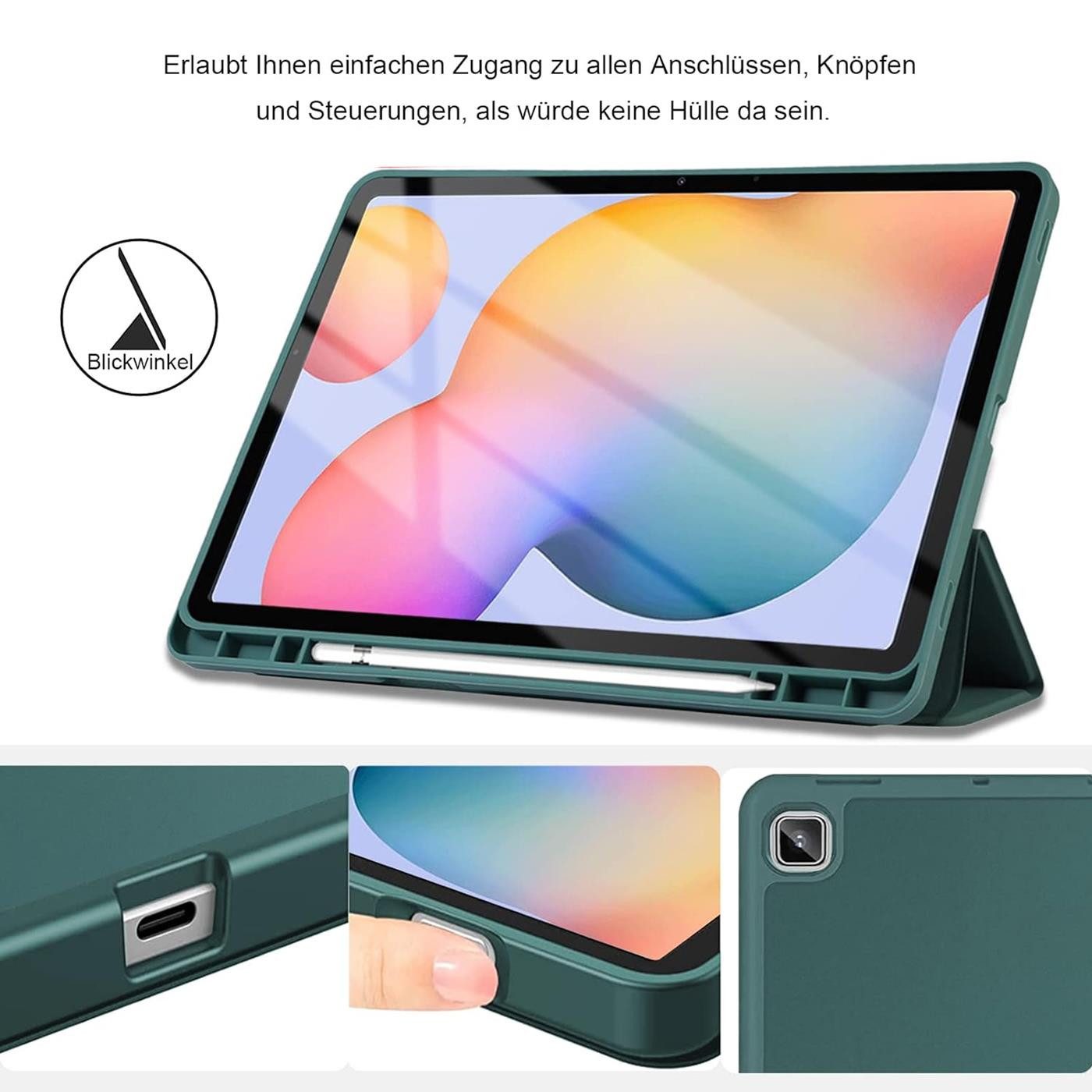 CoolGadget Tablet-Hülle Smart Cover für Samsung Galaxy Tab A8 10.5 2021 31,5 cm(12,4 Zoll), Schutz Tasche aufstellbar mit Stift Halter für Galaxy Tab A8 10.5 20 – Bild 4 von 5