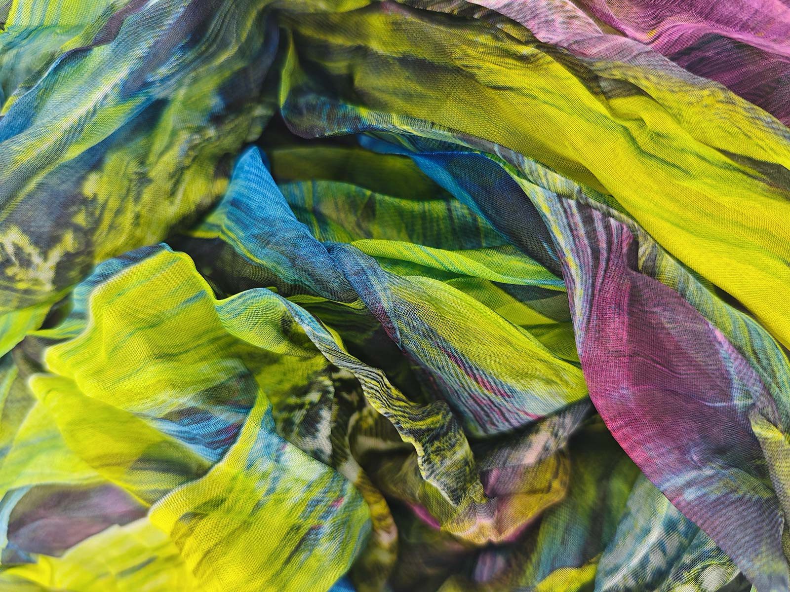 styleBREAKER Loop Loop mit Feder Muster, (1-St)