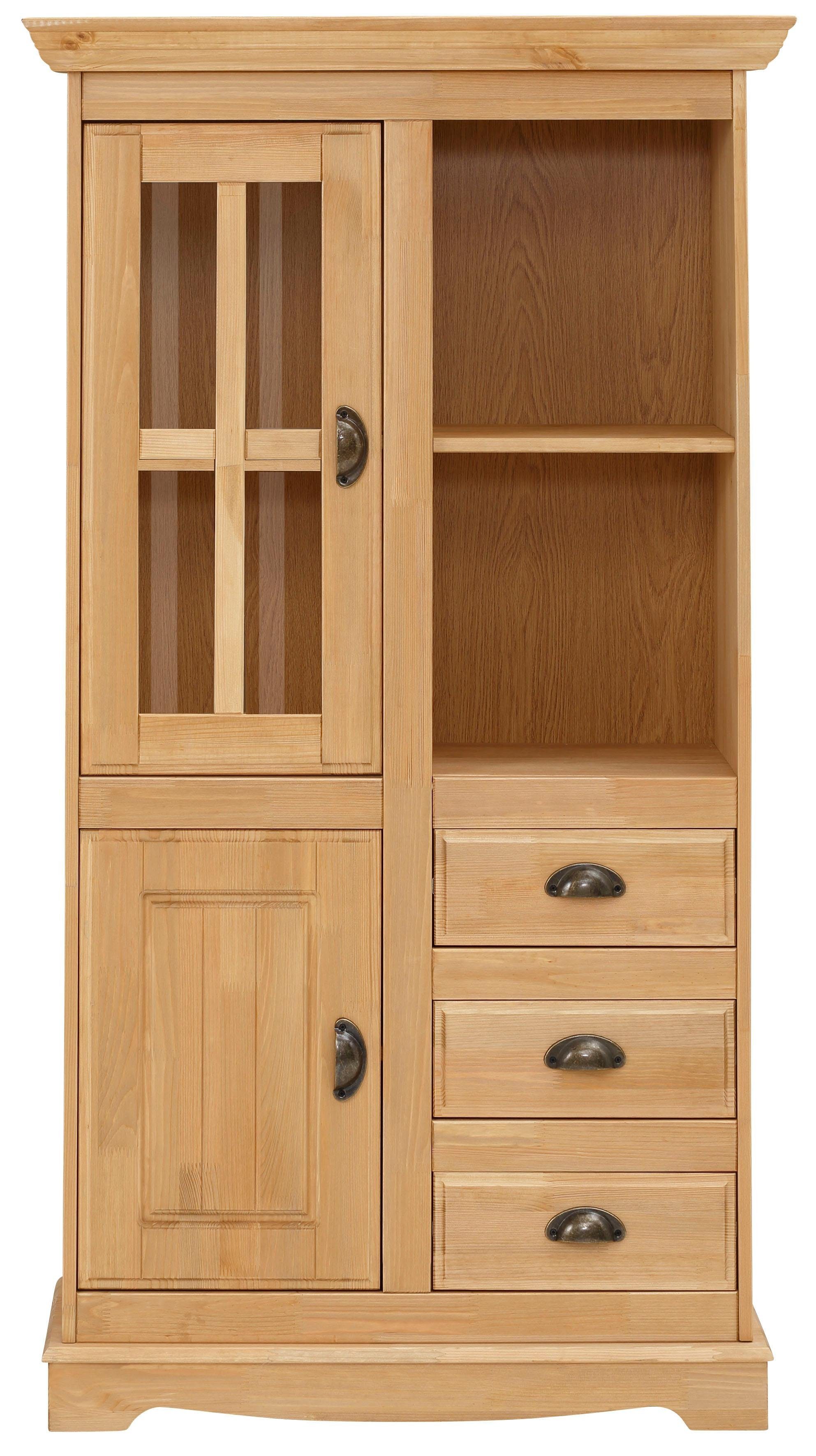 Home affaire Highboard »Eva« aus massiver Kiefer, Breite 79 cm - Home affaire