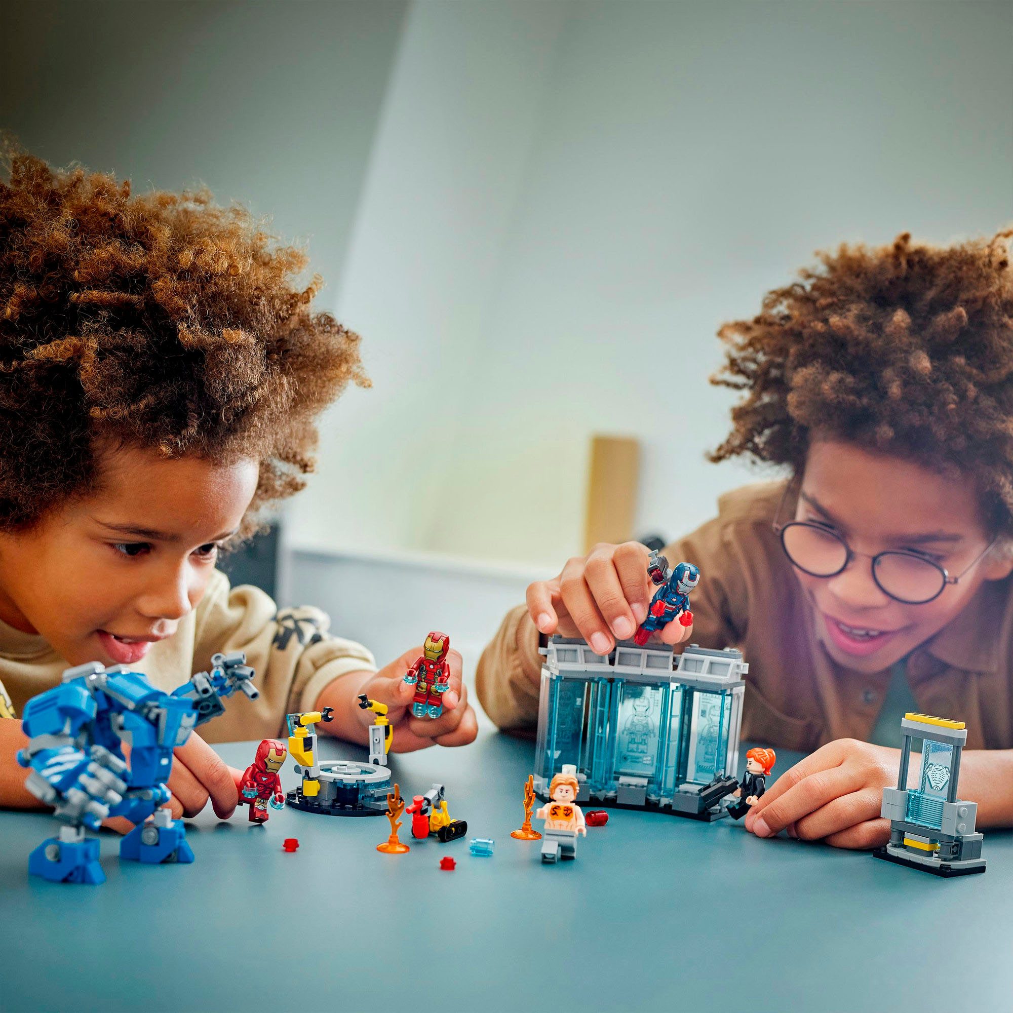 LEGO® Iron Mans Labor: Halle der Rüstungen (76315), LEGO Super Heroes Konst günstig online kaufen