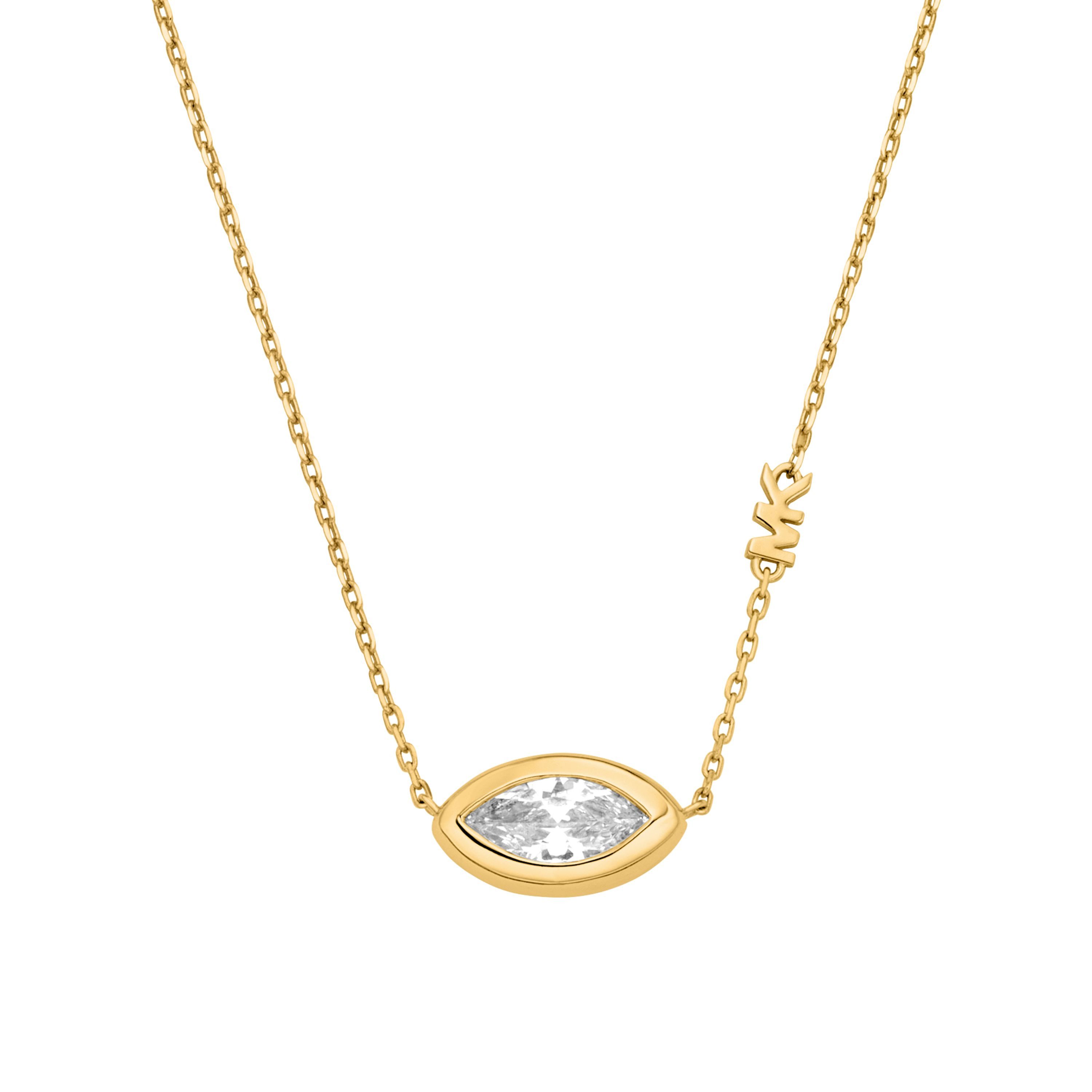 MICHAEL KORS Kette mit Anhänger Premium, mit Zirkonia (synth)