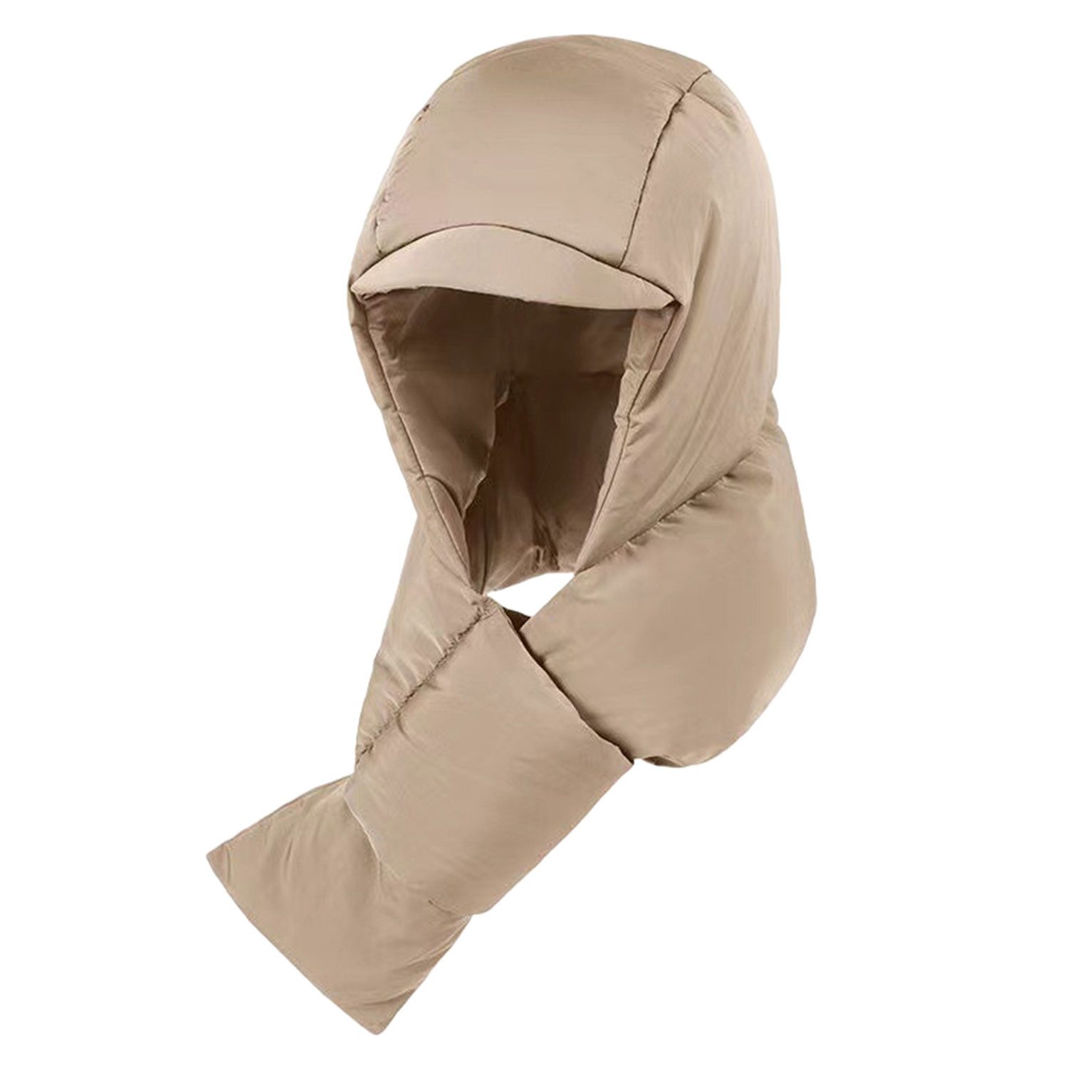 Refttenw Ohrenmütze Schalmütze mit Windschutz,Integriertes Design, kurze Kr günstig online kaufen