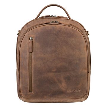 STILORD Notebook-Rucksack "Hayden" Rucksack 13 Zoll Leder