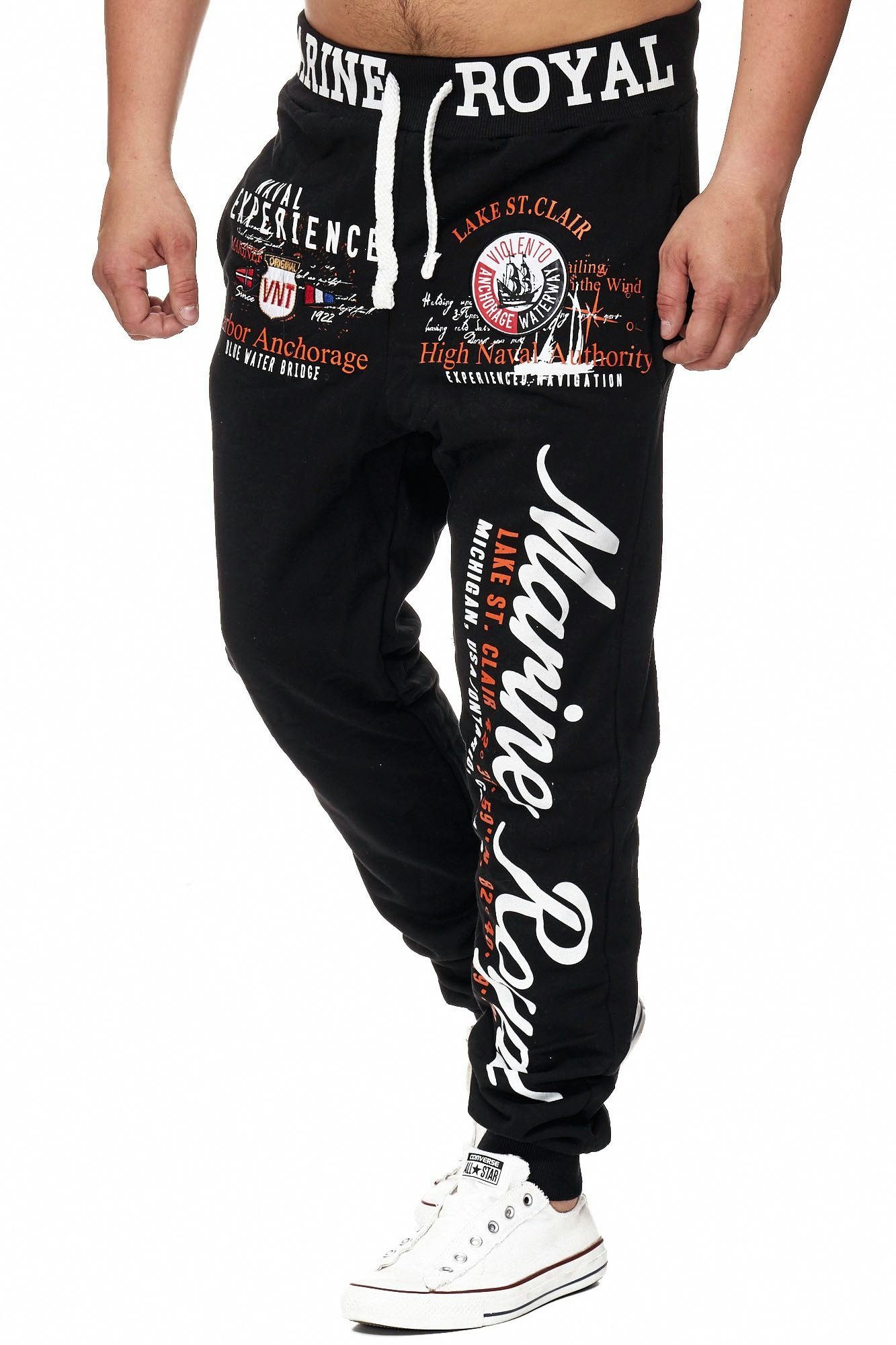 L.gonline Jogginghose Herren JoggingHOSE lang, Trainingshose Baumwolle, Spo günstig online kaufen