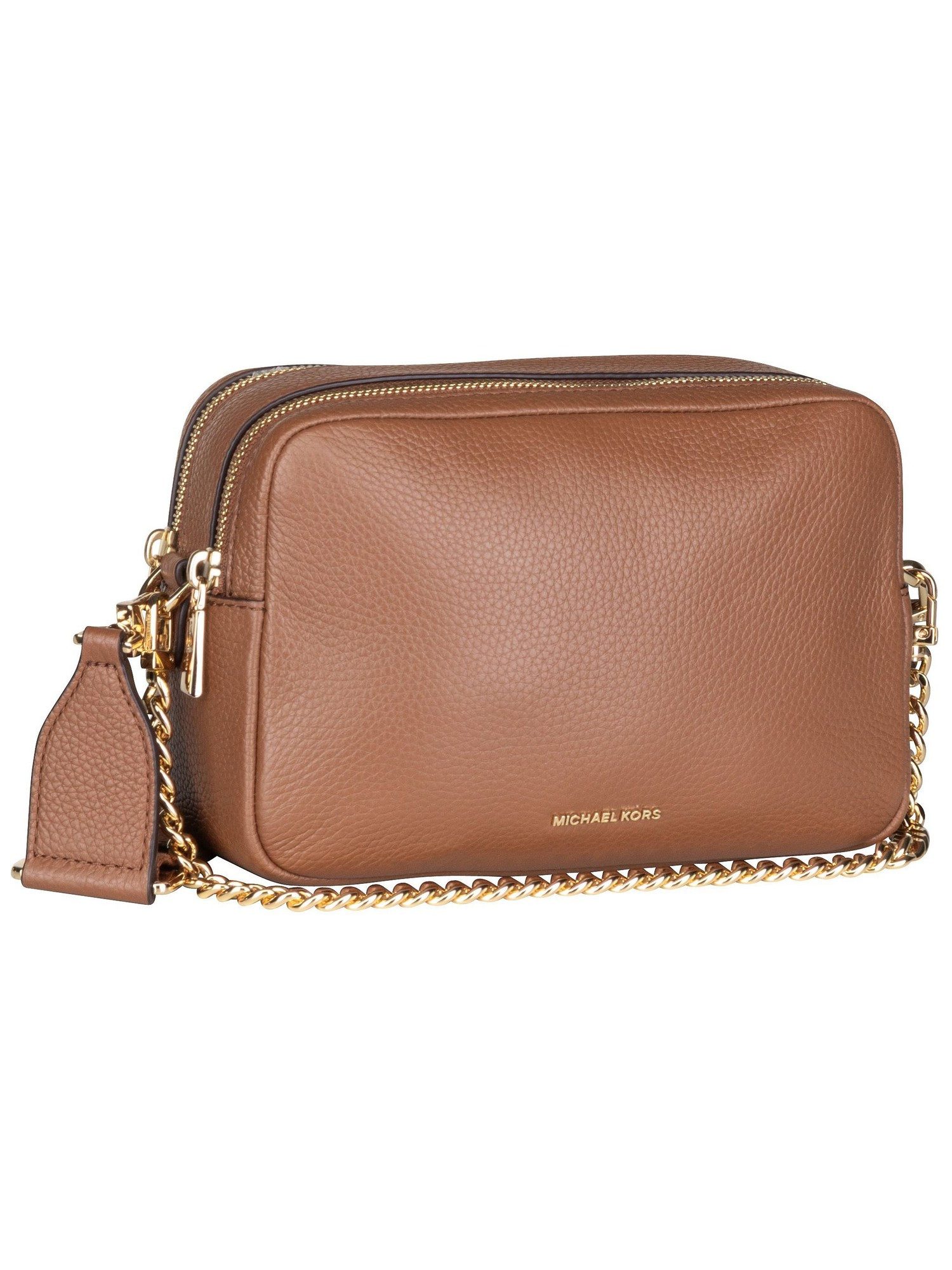 MICHAEL KORS Umhängetasche Bryant Medium Double Zip Chain Camera Pebble, Crossbody Bags