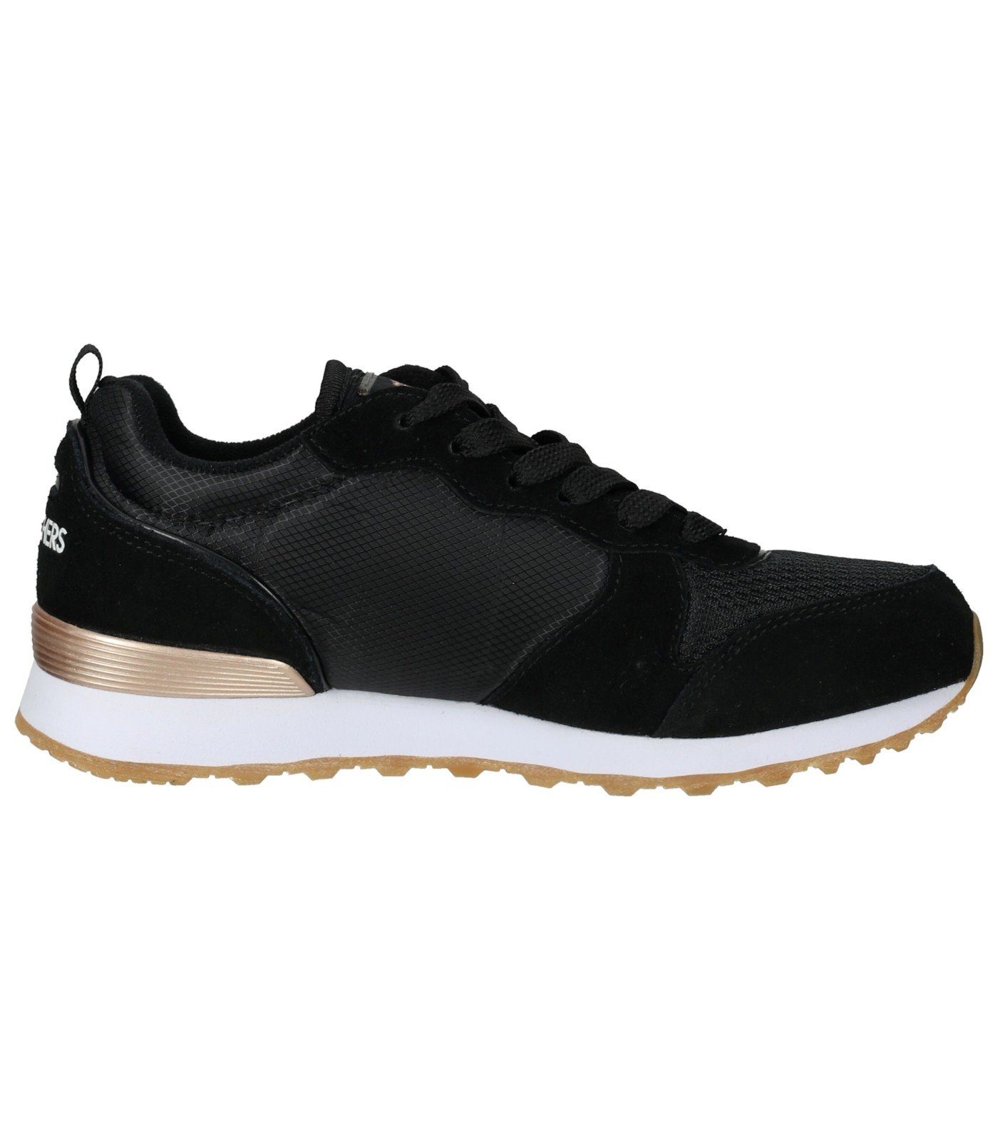 Schwarz Skechers Sneaker Gold Sneaker Leder