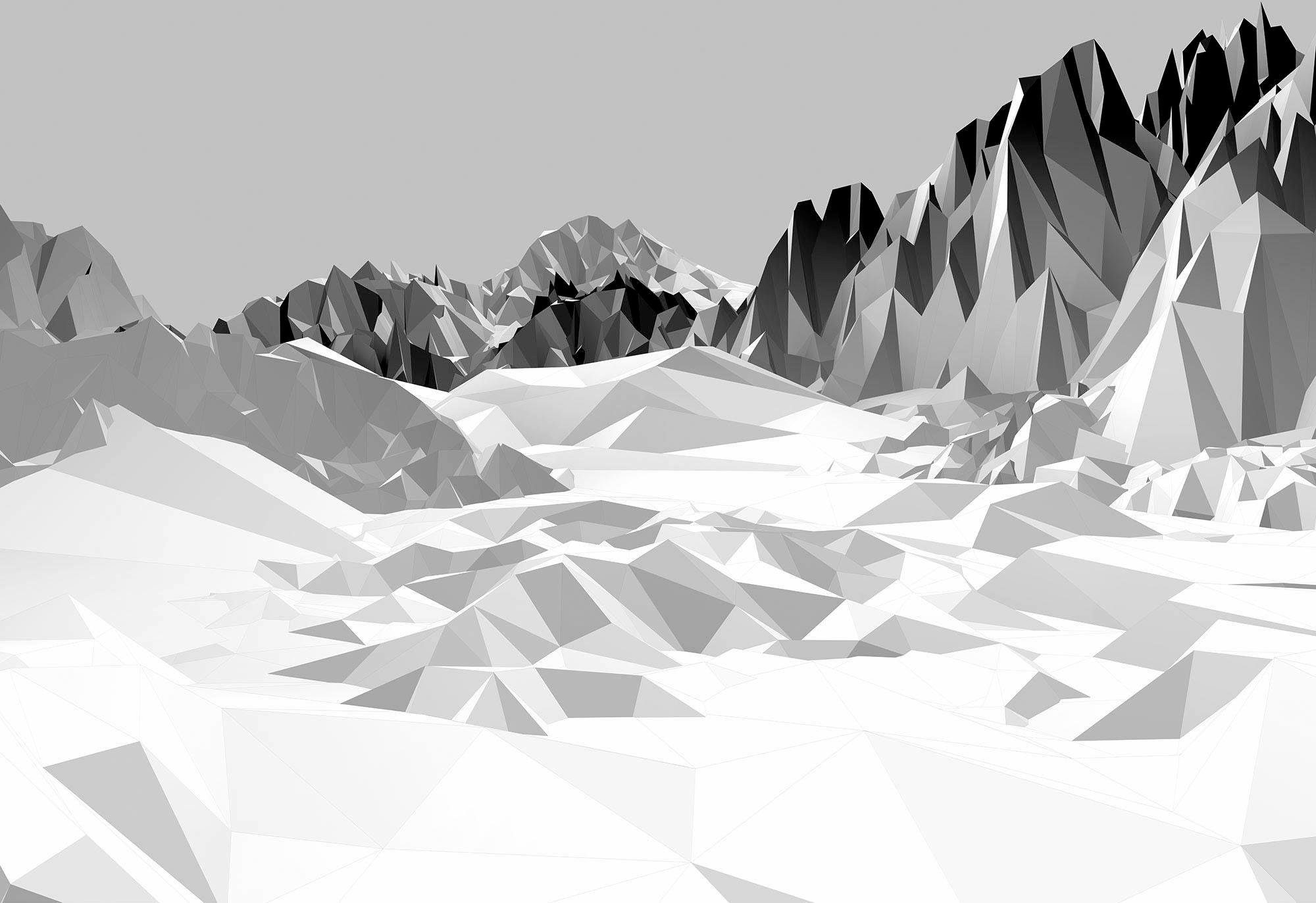 Komar Fototapete Icefields, 368x254 cm x Höhe), Kleister (Breite inklusive