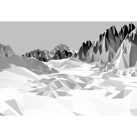 Komar Fototapete Icefields, 368x254 cm (Breite x Höhe), inklusive Kleister