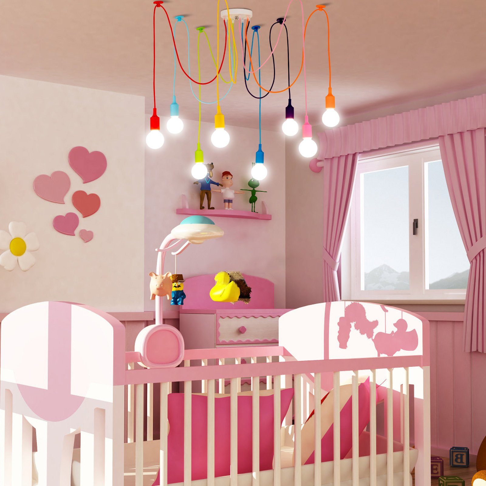 MUPOO Pendelleuchte Industrial Hängelampe,Spinne Pendelleuchte Deckenleucht günstig online kaufen