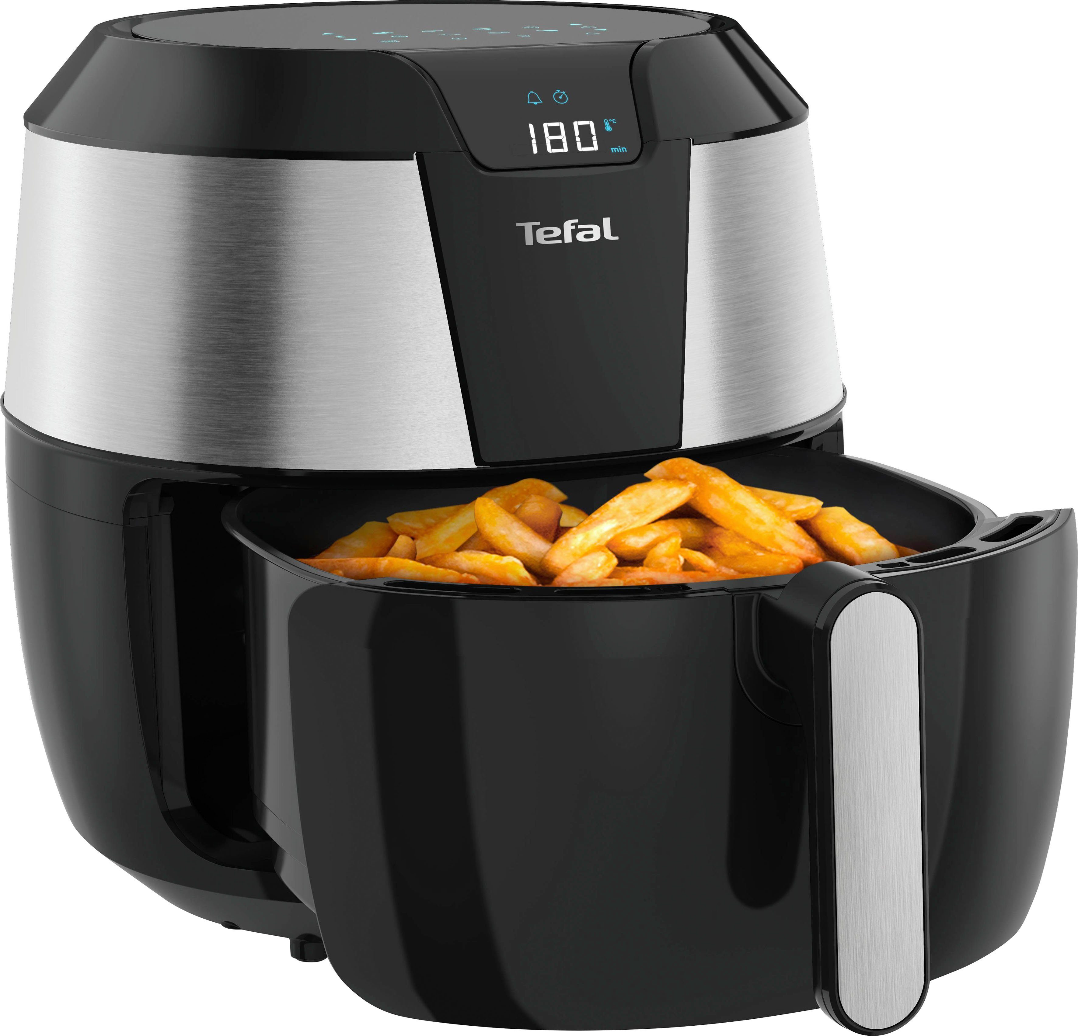 Tefal Heißluftfritteuse EY701D Easy Fry XXL, 1850 W, Fassungsvermögen 1,6 kg, Timer, 8 automatische Menüs