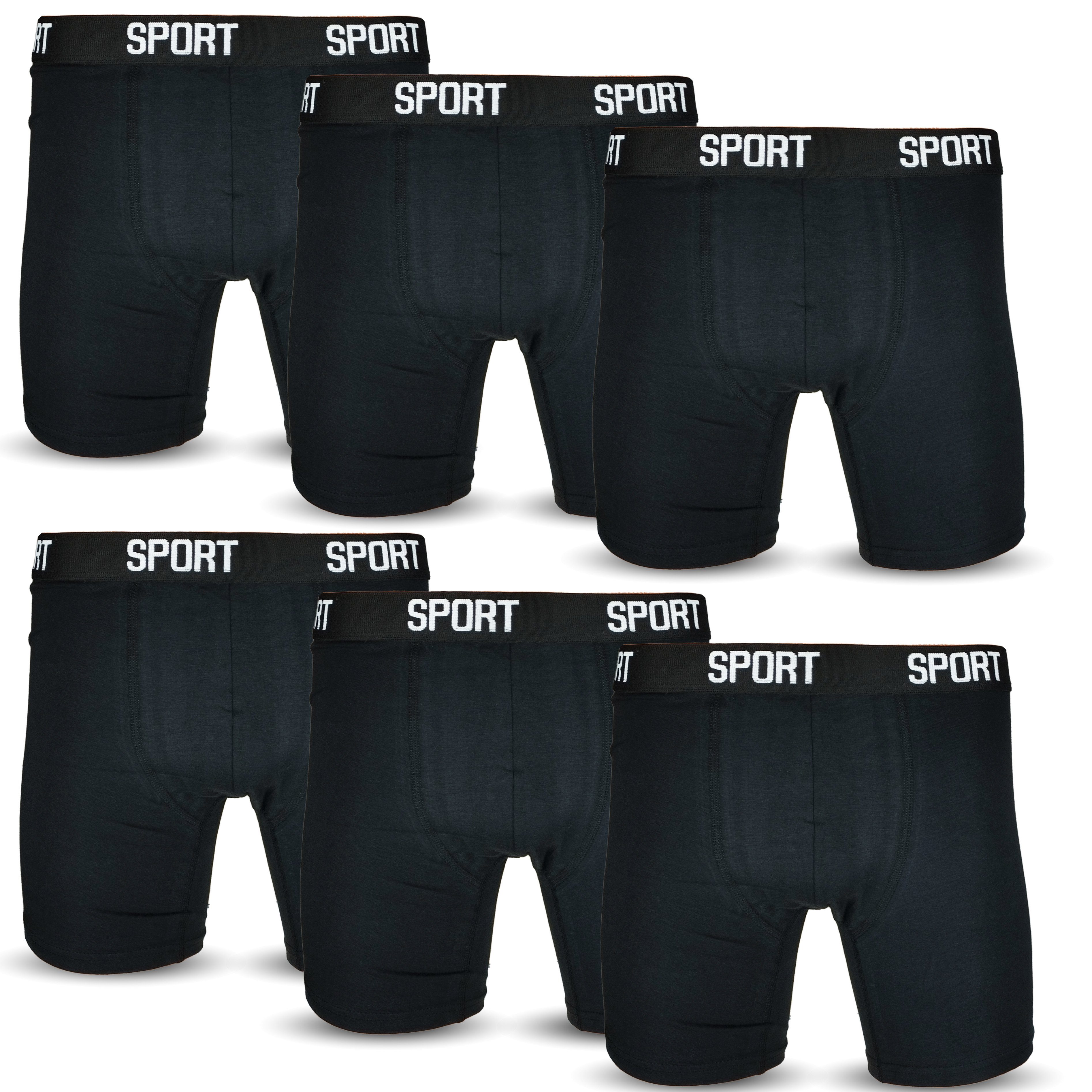 Retro Boxer Herren Boxershorts mit langem Bein