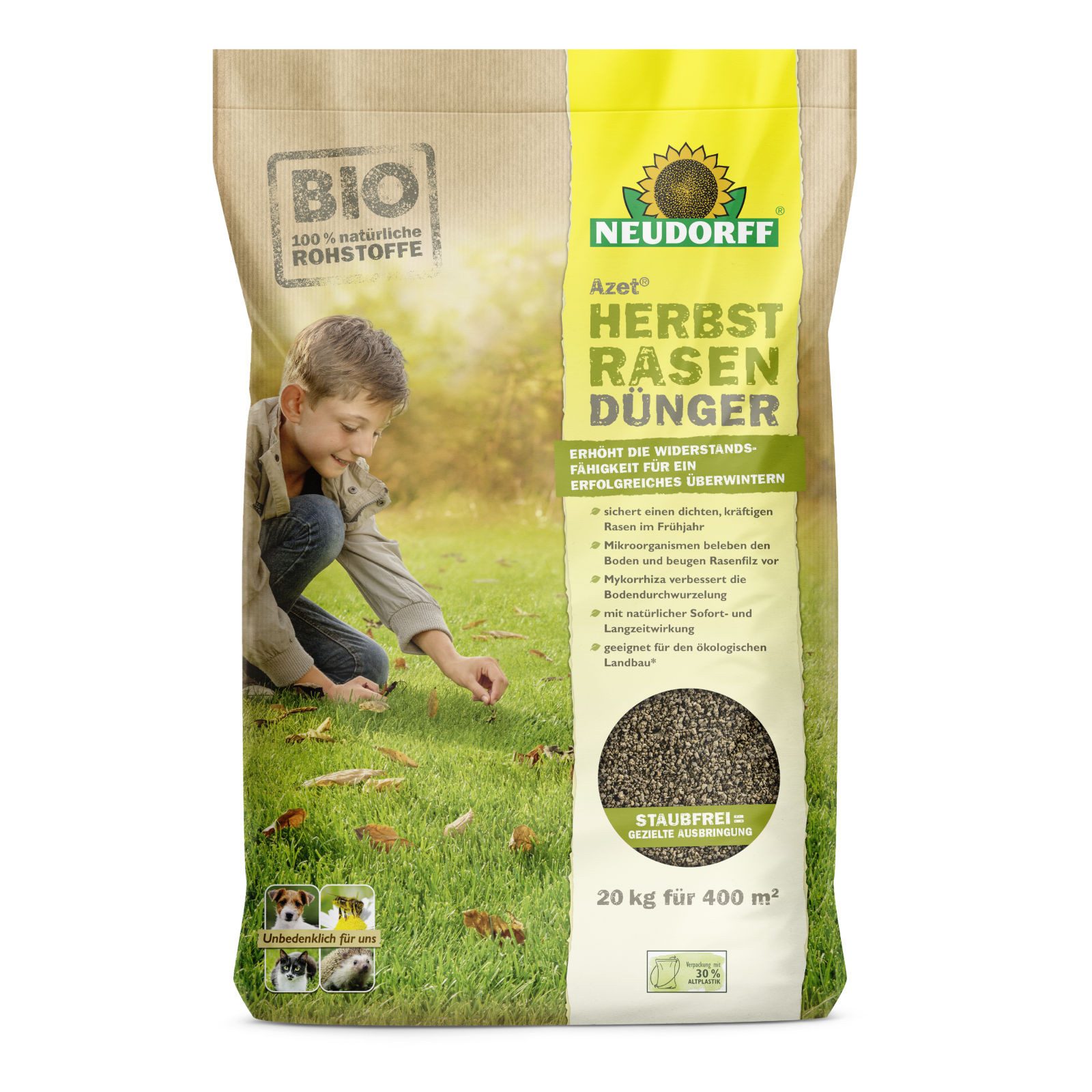 Rasendünger Azet HerbstRasenDünger 20 kg