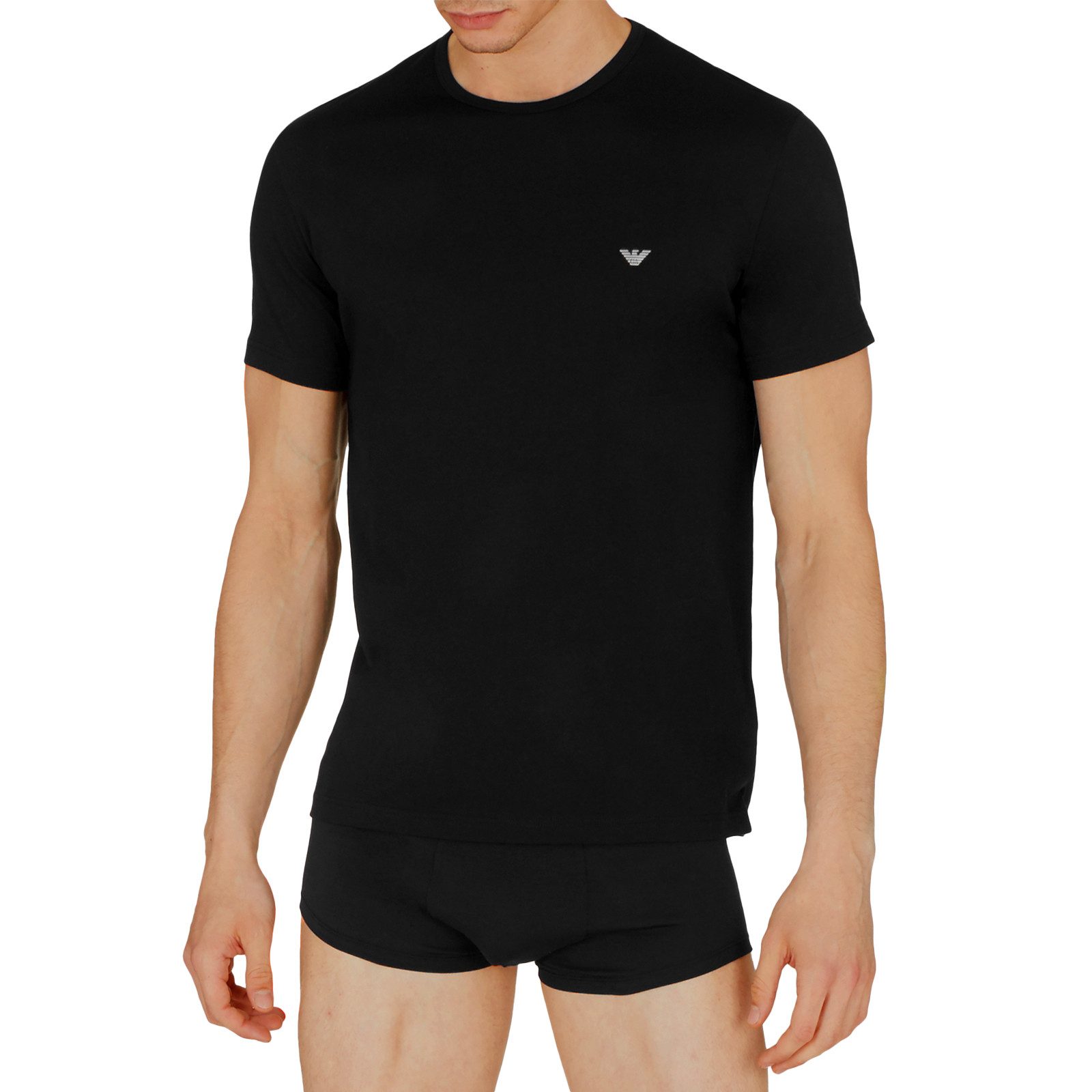 Emporio Armani Unterziehshirt 2er Pack T-Shirts C-Neck Stretch Cotton (2-St günstig online kaufen