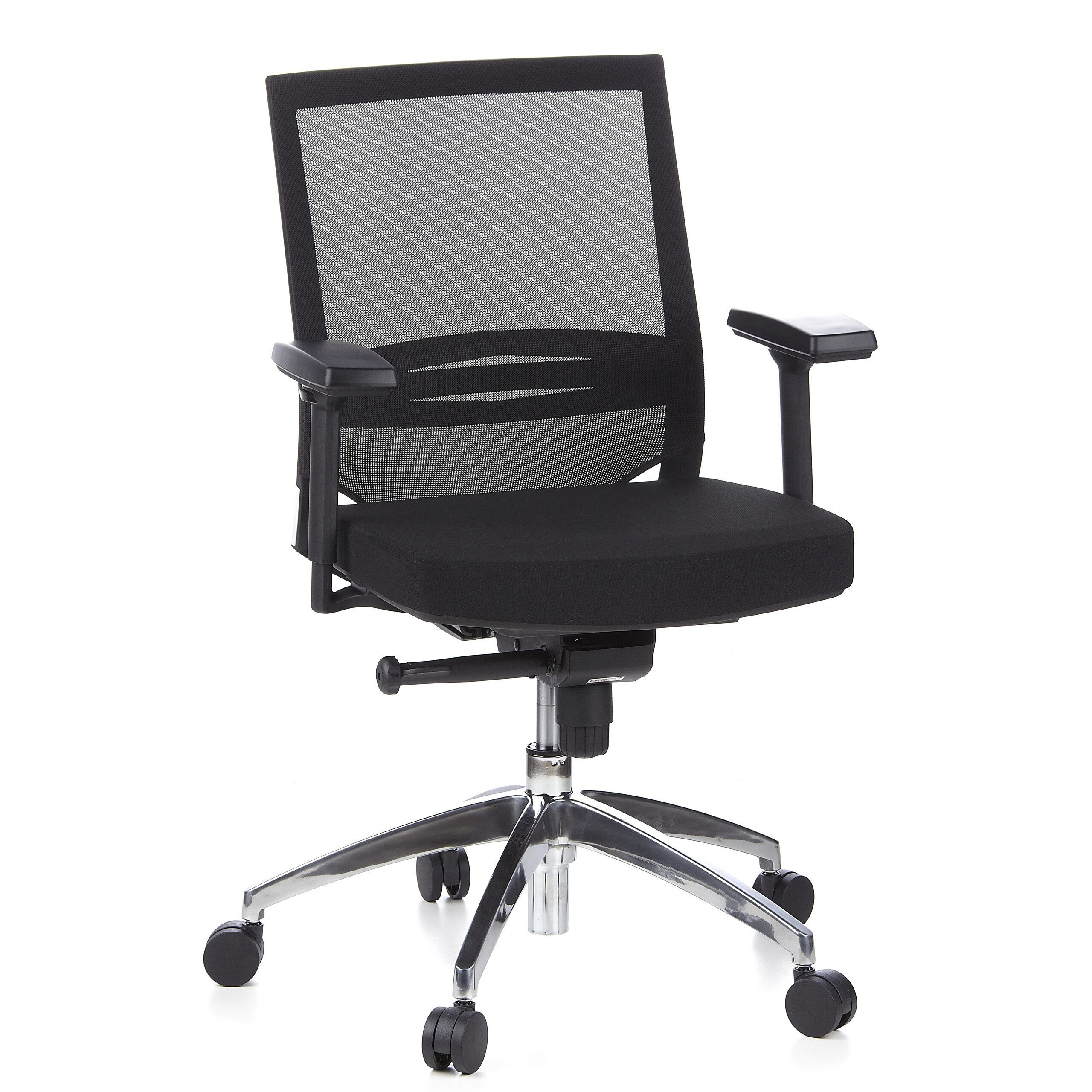 hjh OFFICE Drehstuhl Profi Bürostuhl PORTO PRO Stoff / Netzstoff (1 St), Ergonomischer Chefsessel, Schreibtischstuhl höhenverstellbar