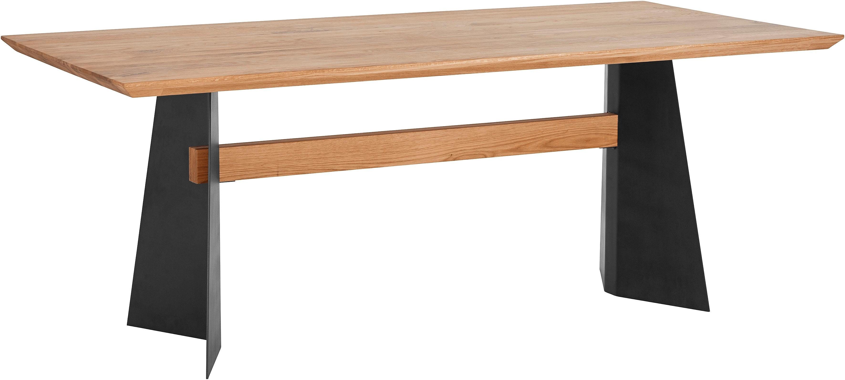 Premium collection by Home affaire Wangen-Esstisch »Voleo Fontana« aus massiver Eiche, Breite 200 cm - Premium collection by Home affaire