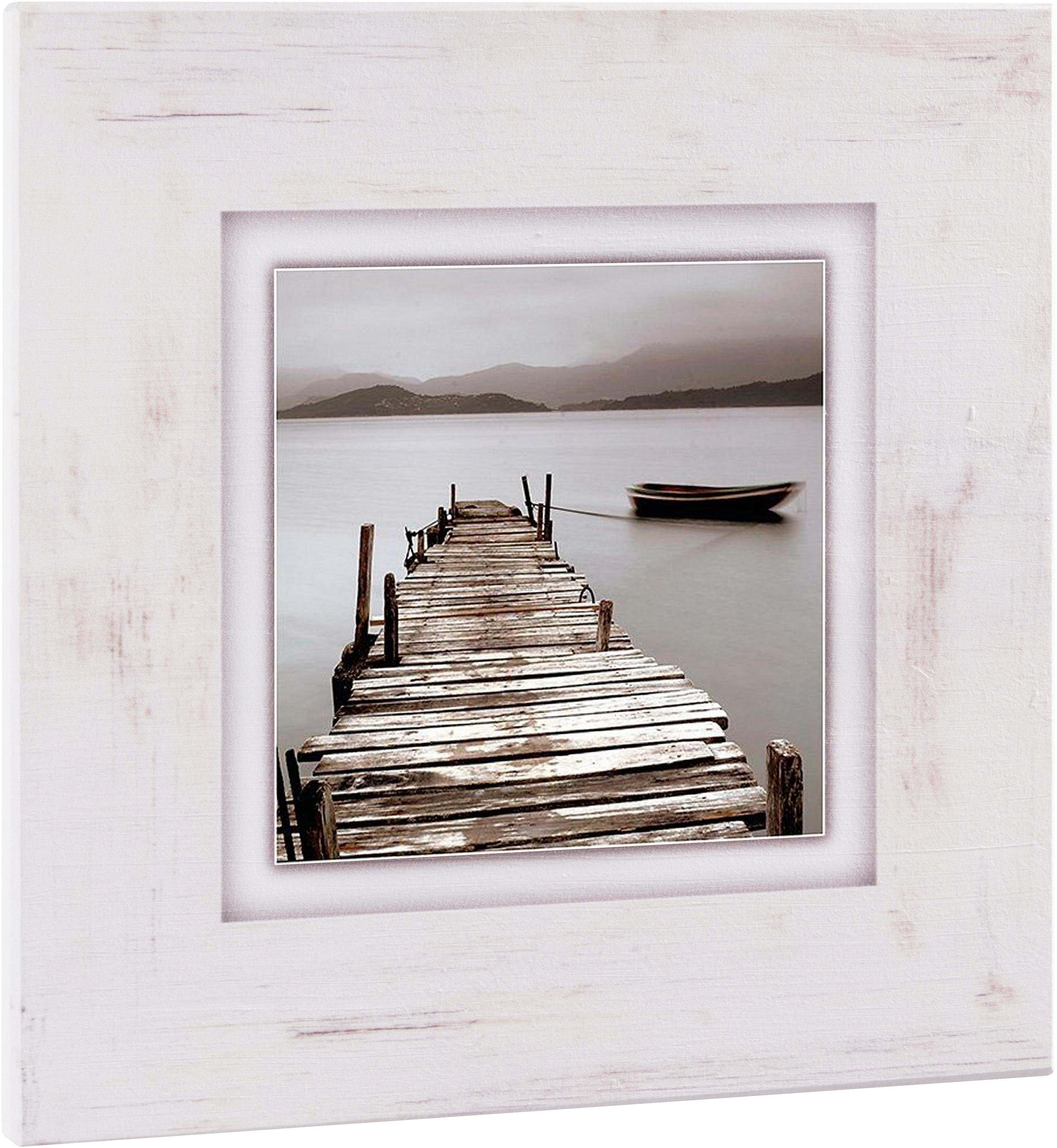 Home affaire Holzbild »Steg«, 40/40 cm-Otto