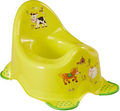 keeeper Töpfchen »Funny Farm«, (Set, 3-tlg), Kinderpflege-Set - Töpfchen, Toilettensitz und Tritthocker; Made in Europe