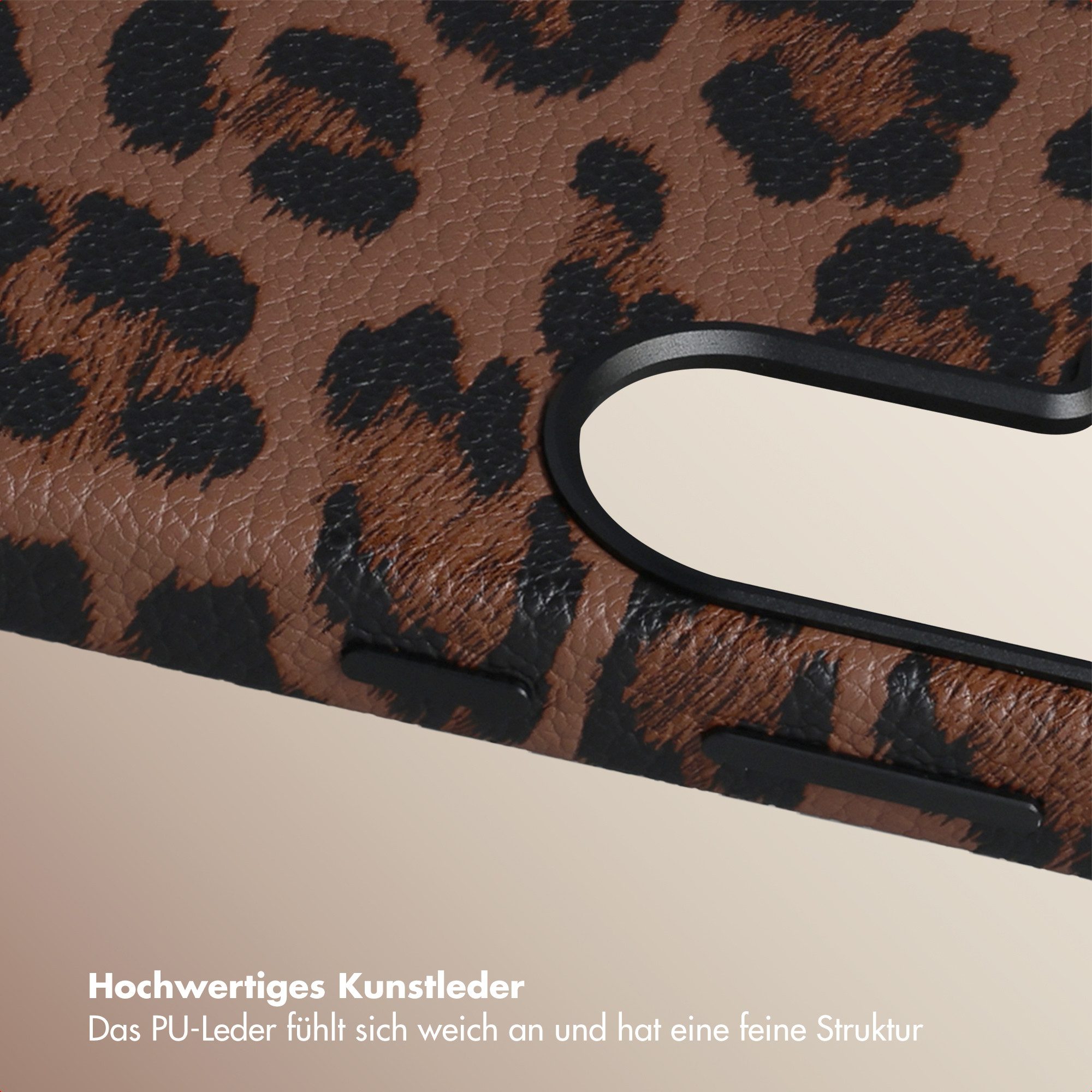 Selencia Backcover Selencia Sabi Backcover Leopardenmuster mit MagSafe Samsung Galaxy S26 – Bild 4 von 5