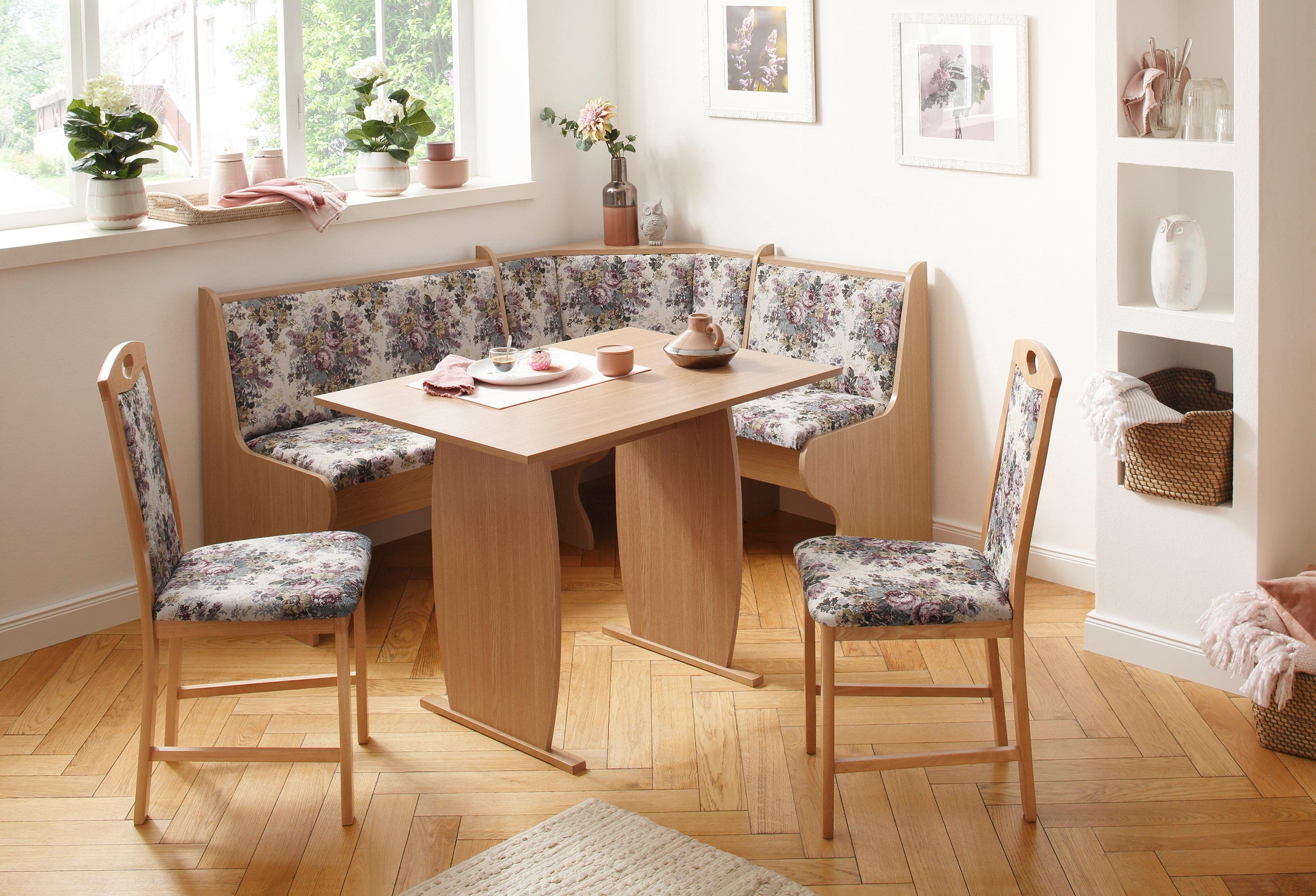 Home affaire Eckbankgruppe »Minden 2«, (Set, 4 tlg), im rustikalen