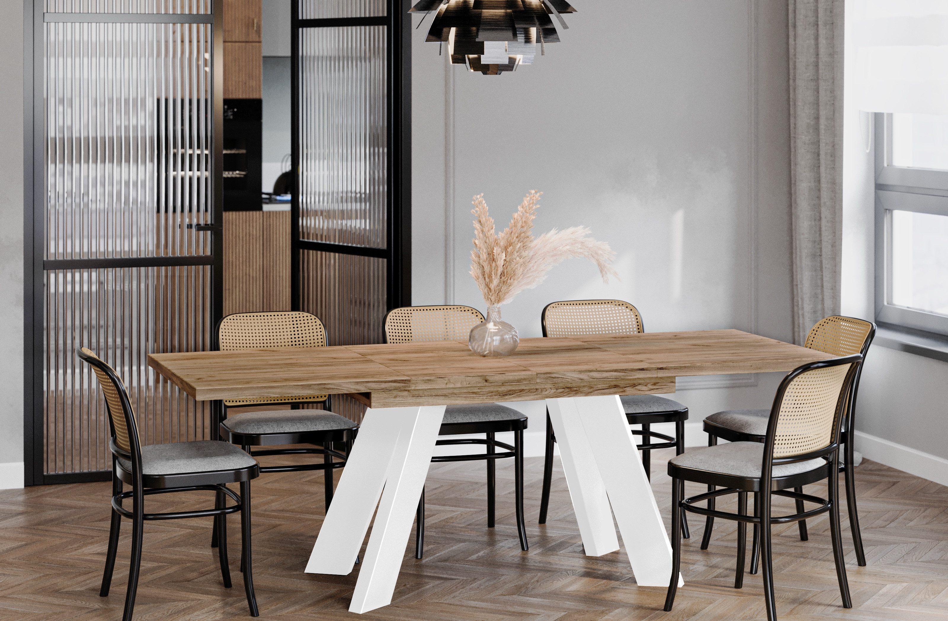Endo-Moebel Esstisch "Coso" 130-210cm ausziehbar, erweiterbar, günstig online kaufen
