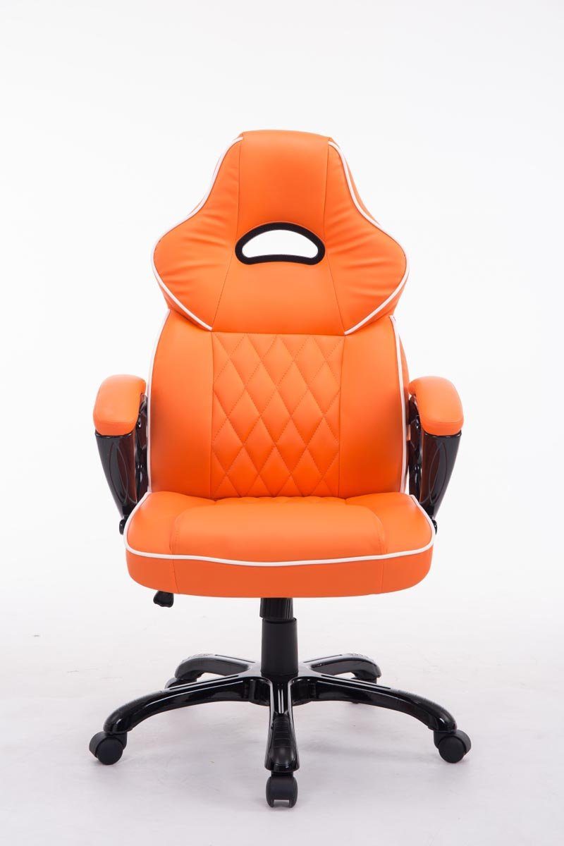 CLP Gaming Chair Kunstleder, höhenverstellbar XXX drehbar BIG und orange