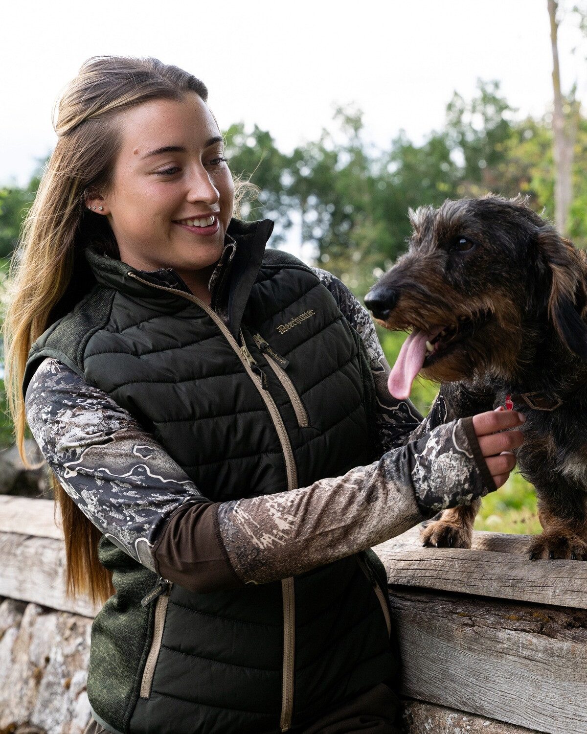 Deerhunter Steppweste Damen Weste Moor Padded