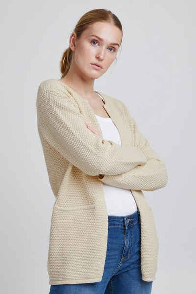 b.young Strickjacke BYMIKALA 20807524 Strickjacke mit Struktur-Muster