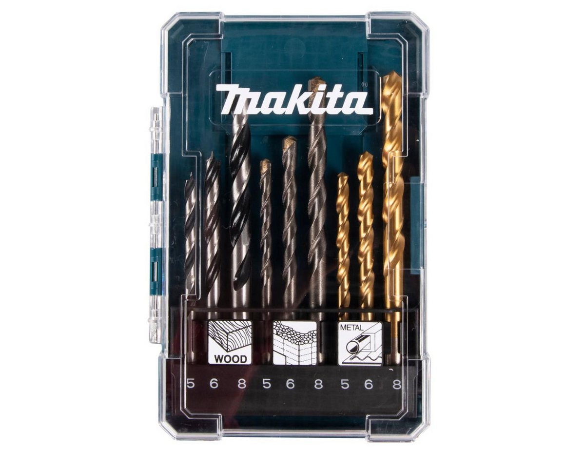 Thumbnail - Makita Akku-Multifunktionswerkzeug 9-tlg. Metall-/Stein-/bohrerset Metall/Stein/ 9 teilig, Produkt, Makita, Makita Werkz...
