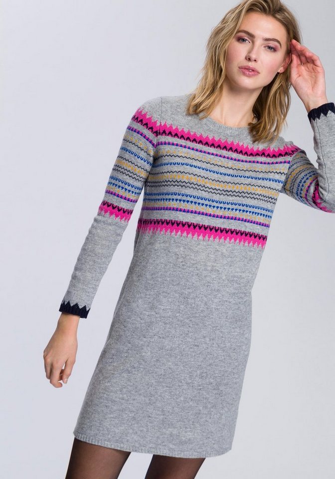 edc by Esprit Strickkleid mit Norwegermuster edc by Esprit Strickkleid mit Norwegermuster