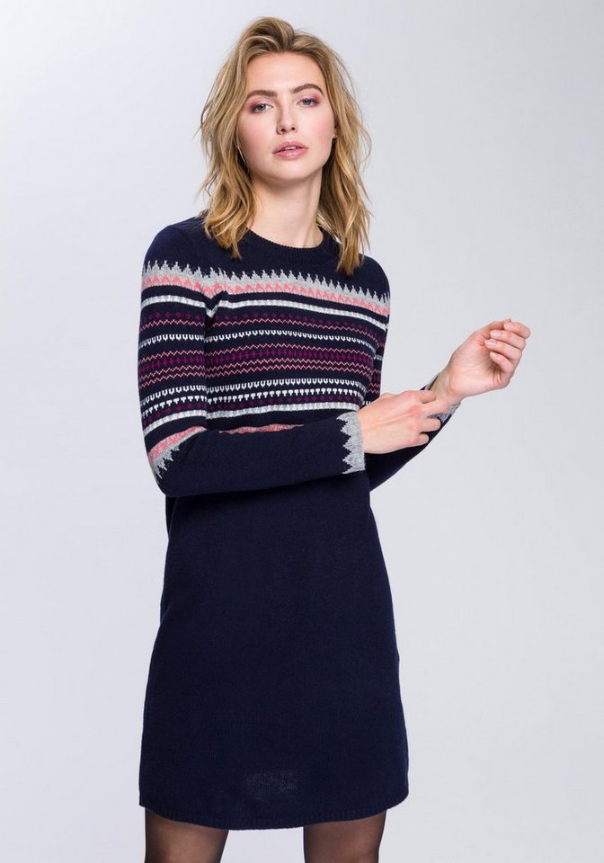 edc by Esprit Strickkleid mit Norwegermuster edc by Esprit Strickkleid mit Norwegermuster